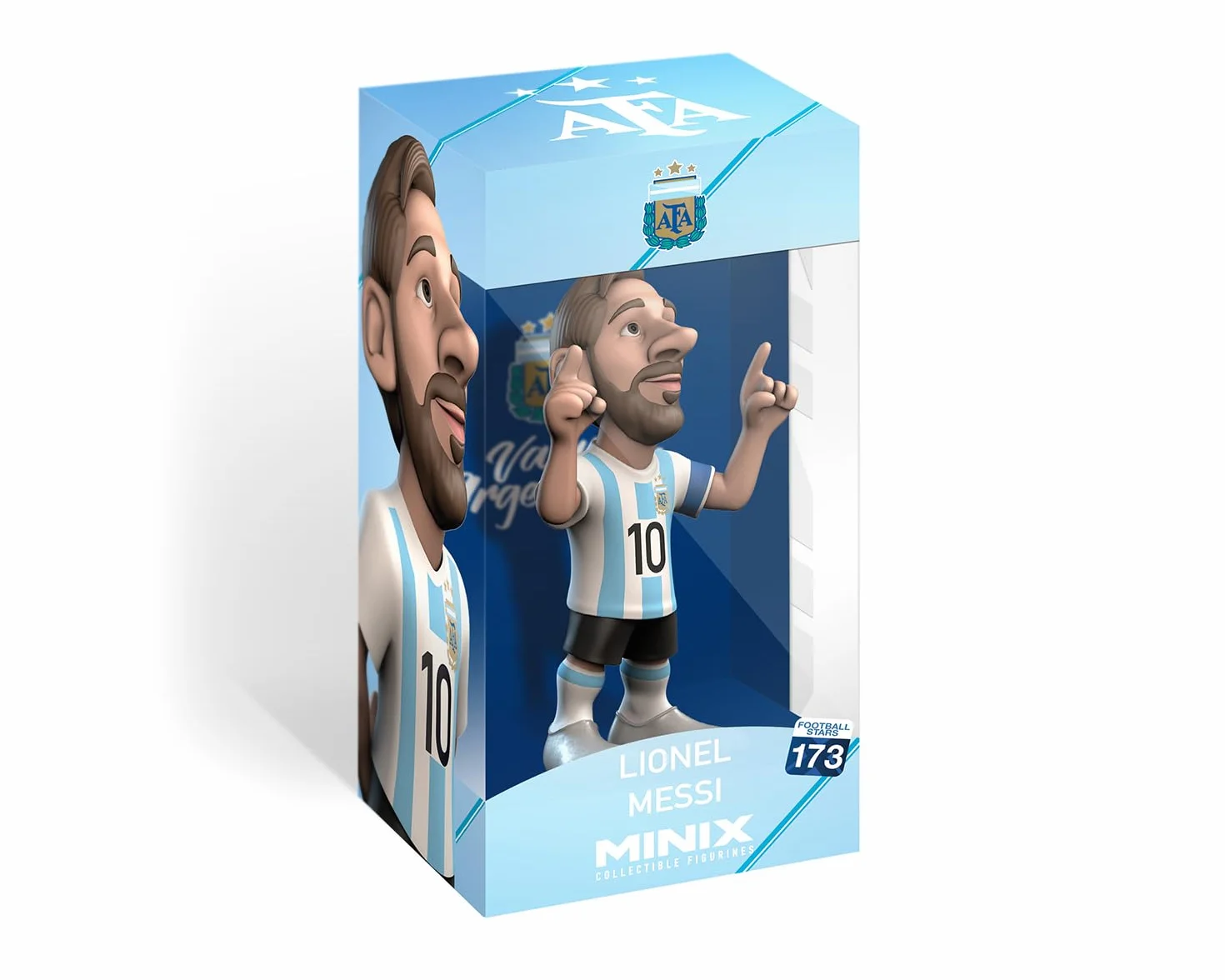 MINIX Football Stars #173 AFA Argentine Messi 10 Figurine à Collectionner 12 cm