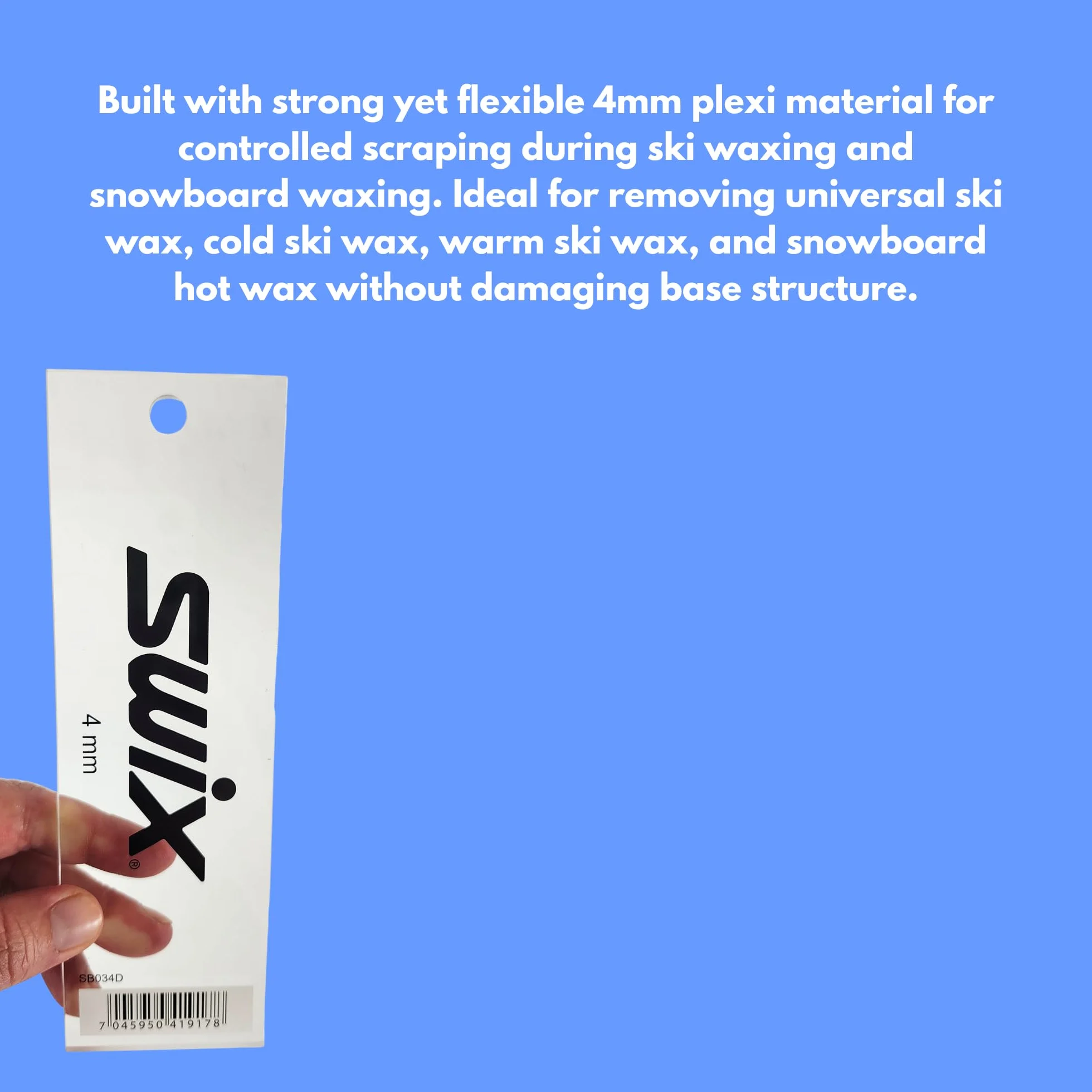 Swix Snowboard Plexiklinge 4 mm
