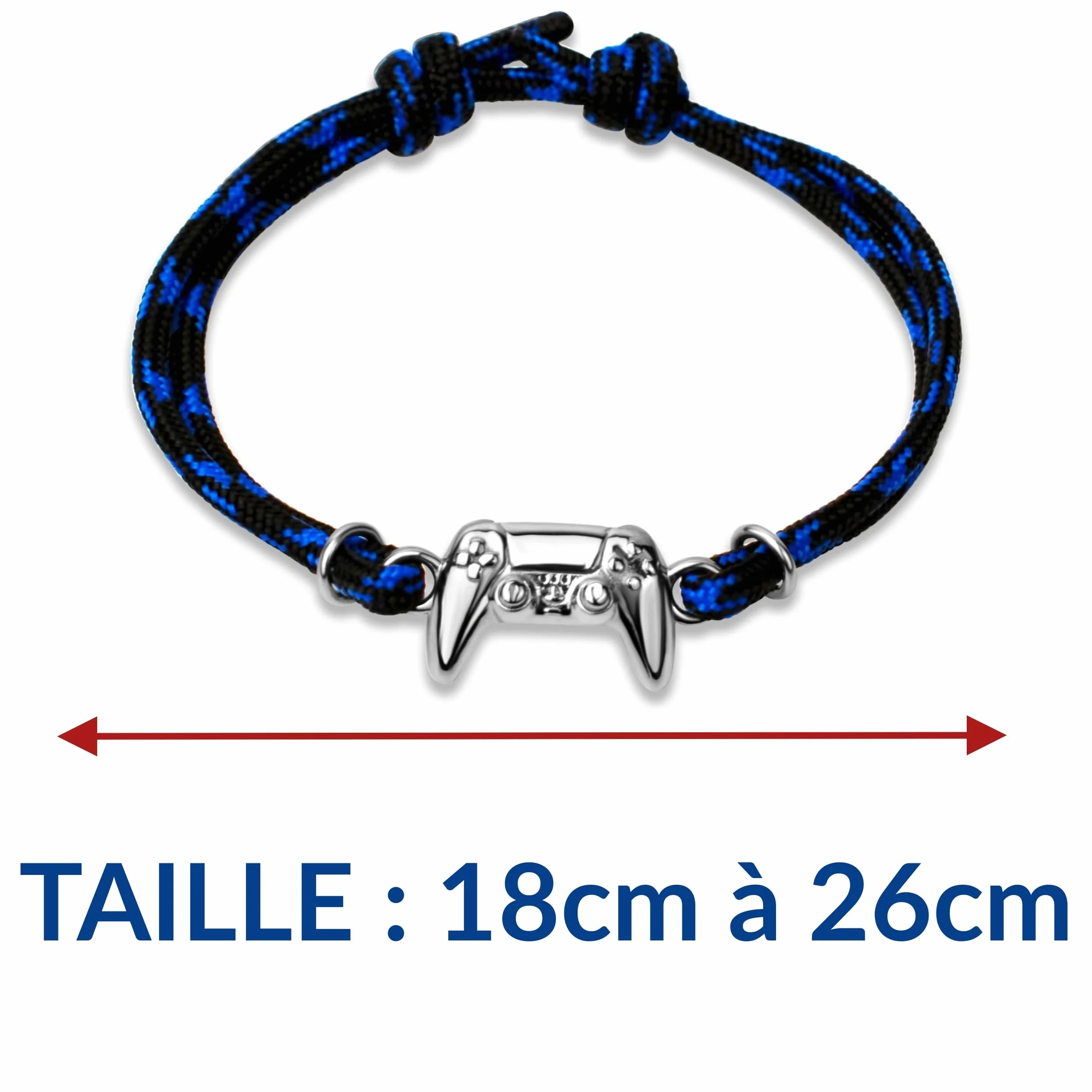 Ernestine Bracelet acier inoxydable gamer manette playstation PS5 cadeau joueur console