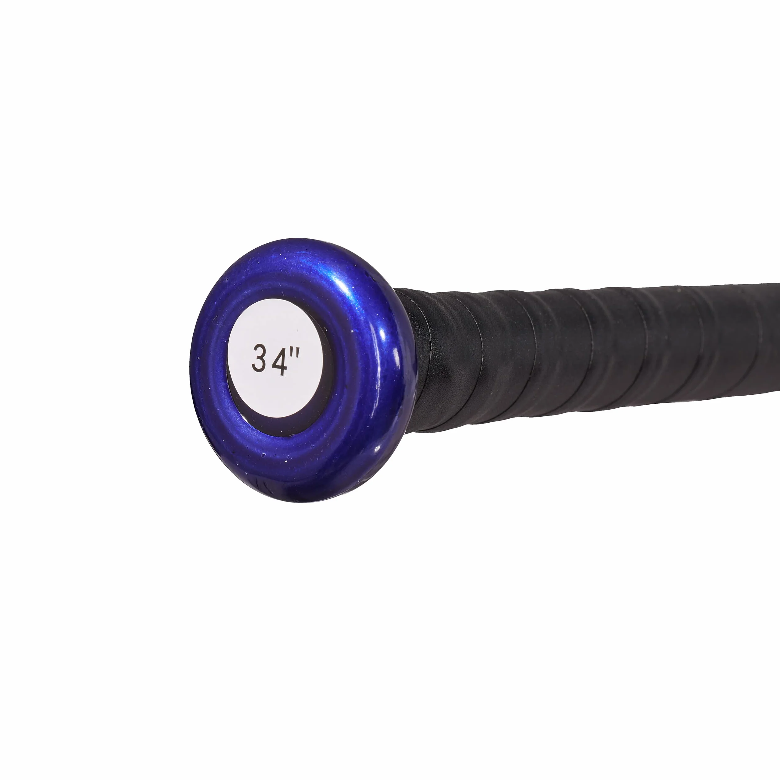 Relaxdays Batte de Baseball en Aluminium 34 Pouces 86 cm Manche antidérapant Bleu