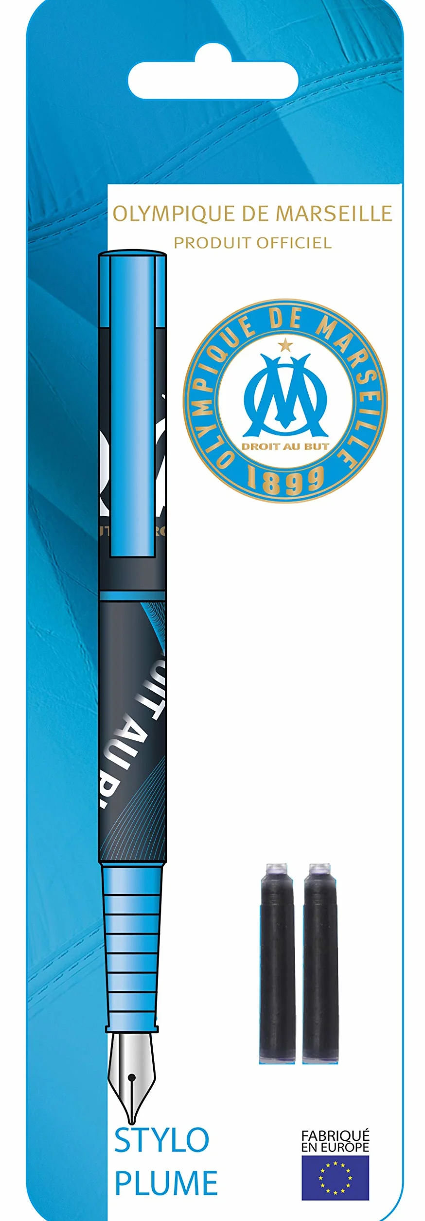OLYMPIQUE DE MARSEILLE Stylo plume OM Collection officielle