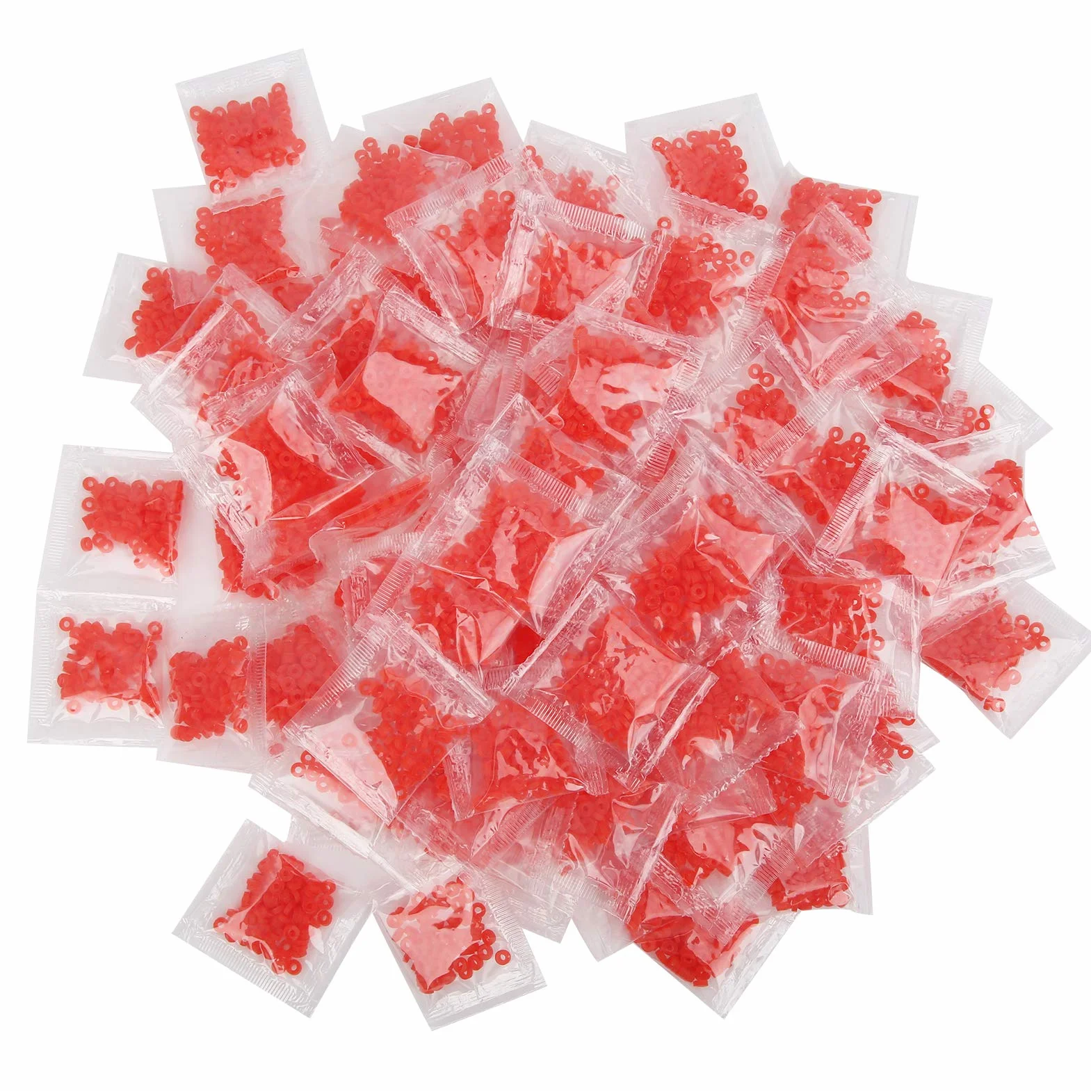 Bandes en Caoutchouc pour Pêche au Gros Match 9000 pièces Rouge Durable Élastique Fort