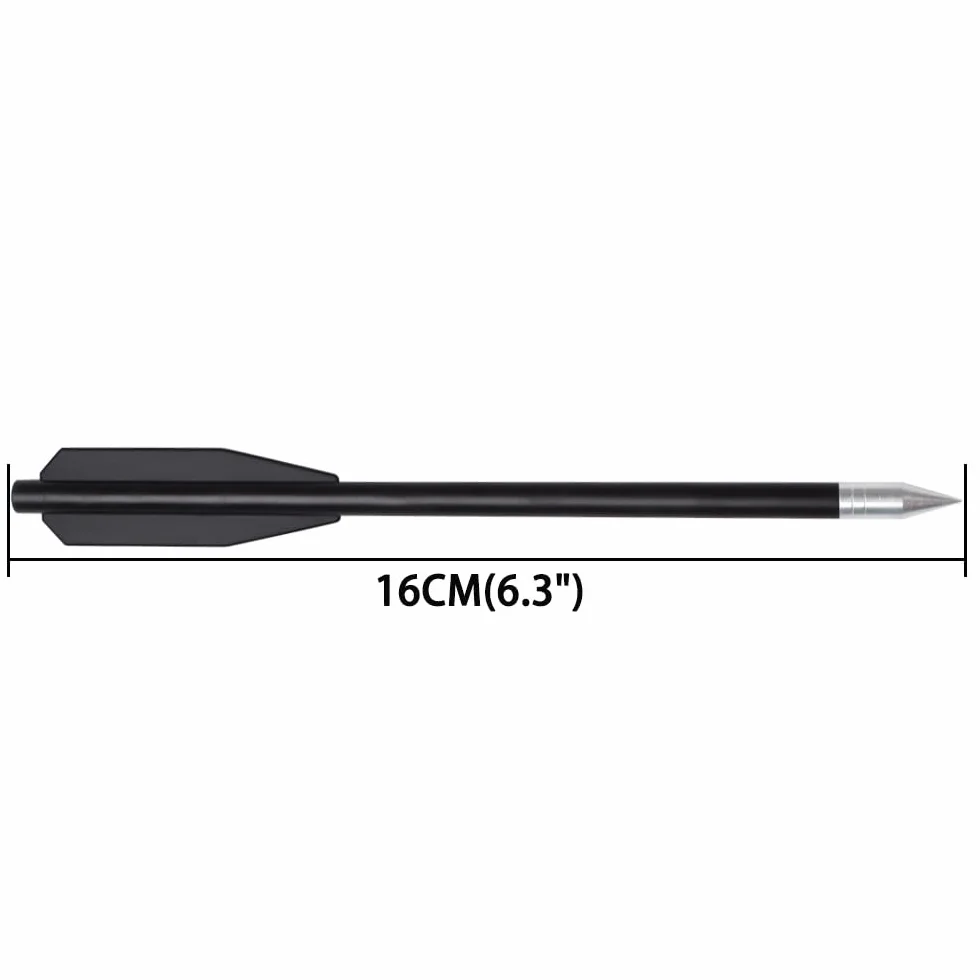 Flèche Arbalète Pistolet en Plastique 50 LB / 80 LB 6.3" Boulons d'arbalète pour Cible de tir et Chasse (12/36pcs)