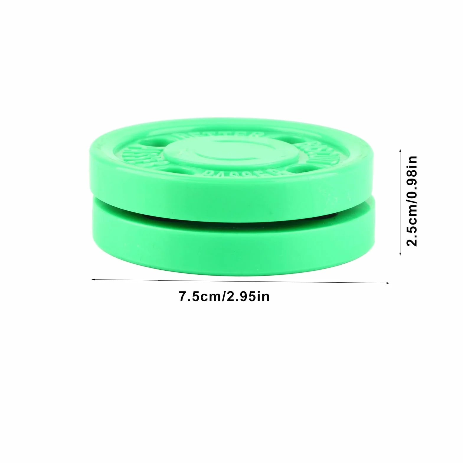 Puck de Hockey Polyoxyméthylène Green pour Entraînement Quotidien Accessoires de Table de Jeu