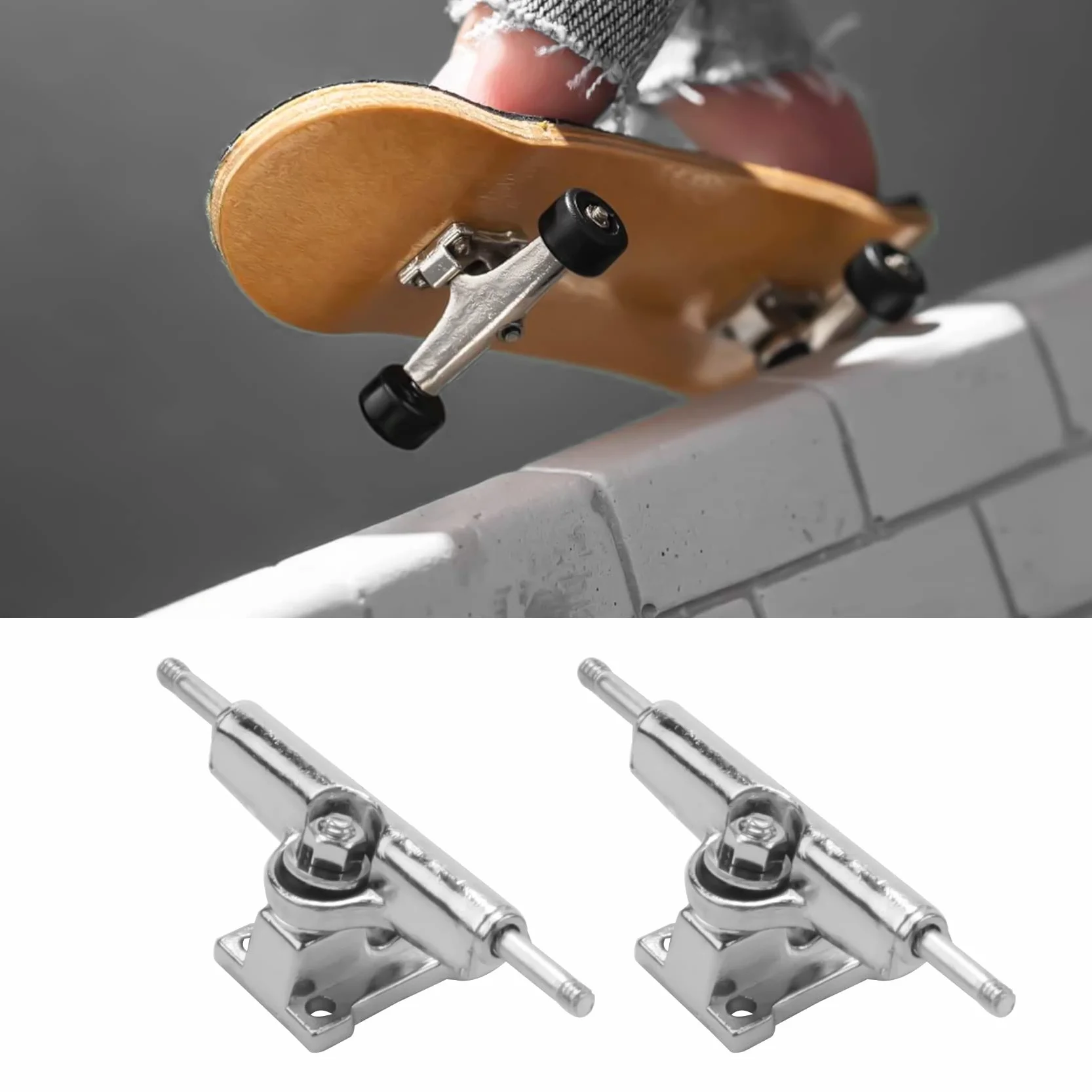 Fingerboard Trucks 29 mm Deck avec écrous clé tournevis pour Finger Skateboards