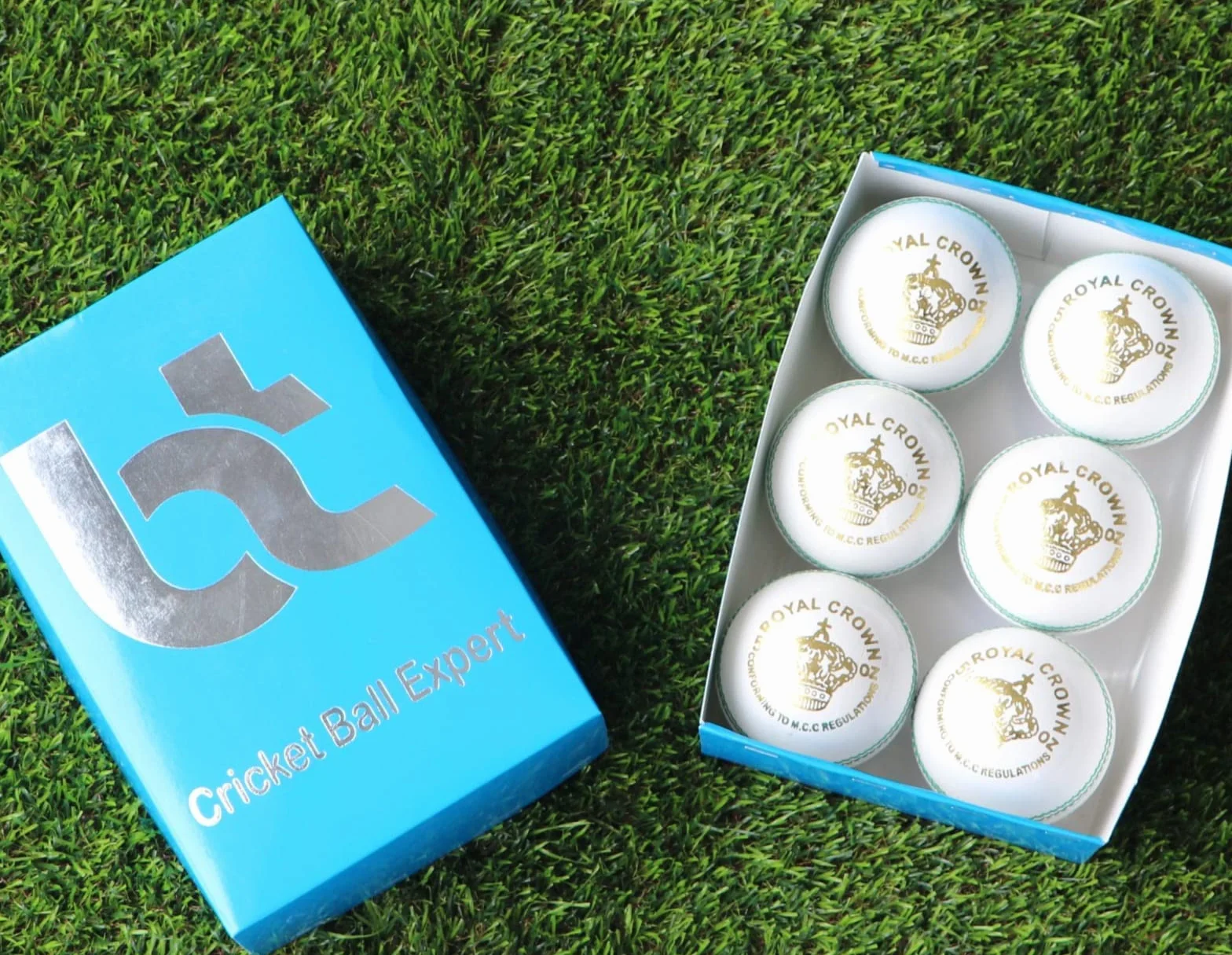 Balles de cricket en cuir véritable 156 g Lot de 6
