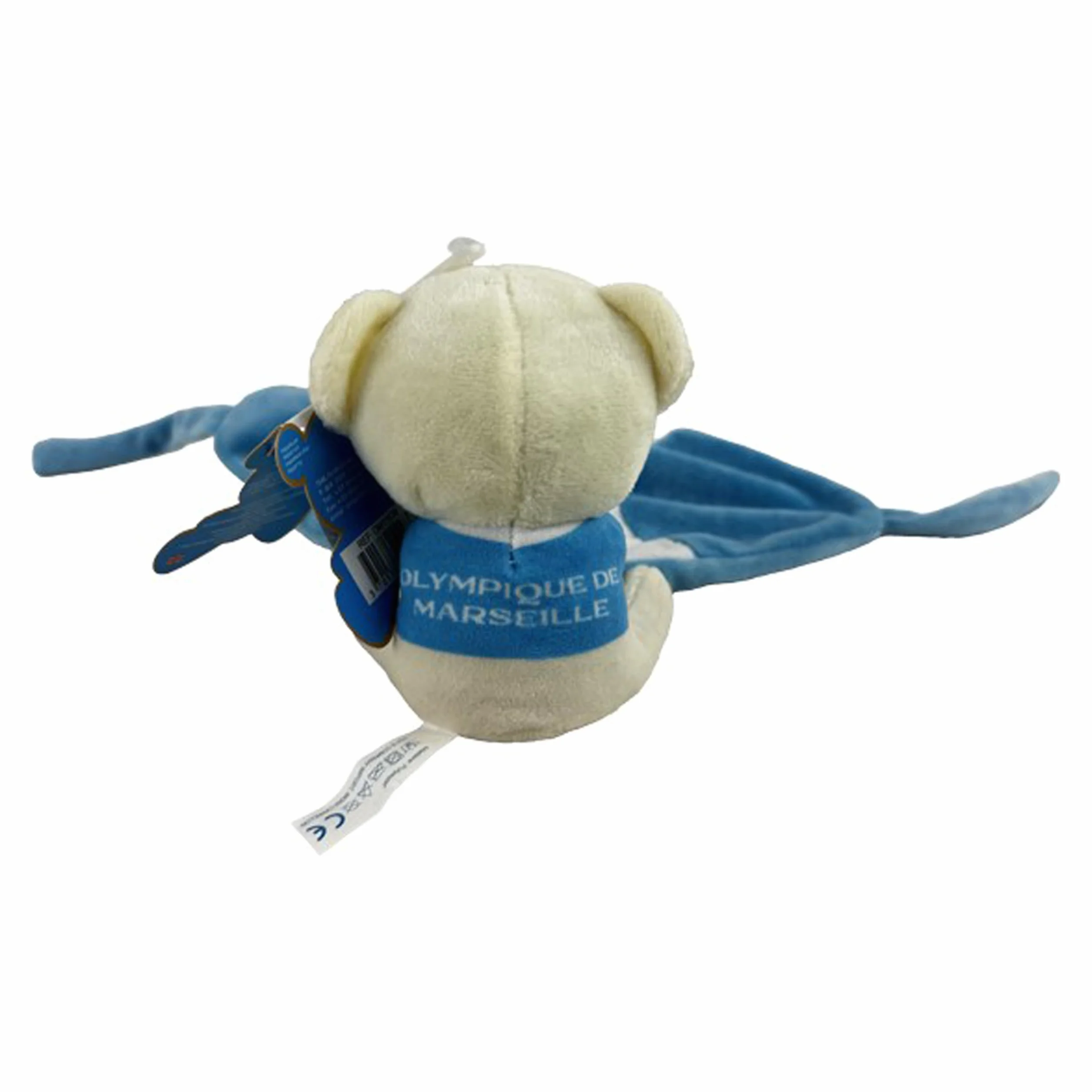 OLYMPIQUE DE MARSEILLE Doudou Bleu Enfant Attache tétine Om Collection Officielle