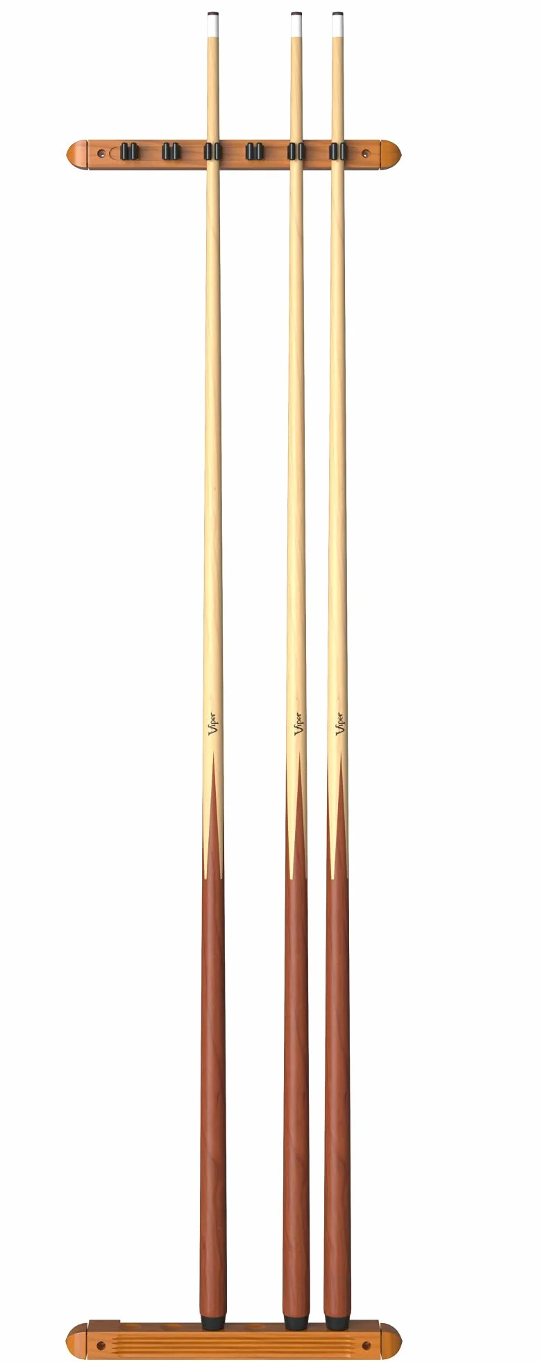Fat Cat Lot de 2 porte-queues de billard mural en bois dur