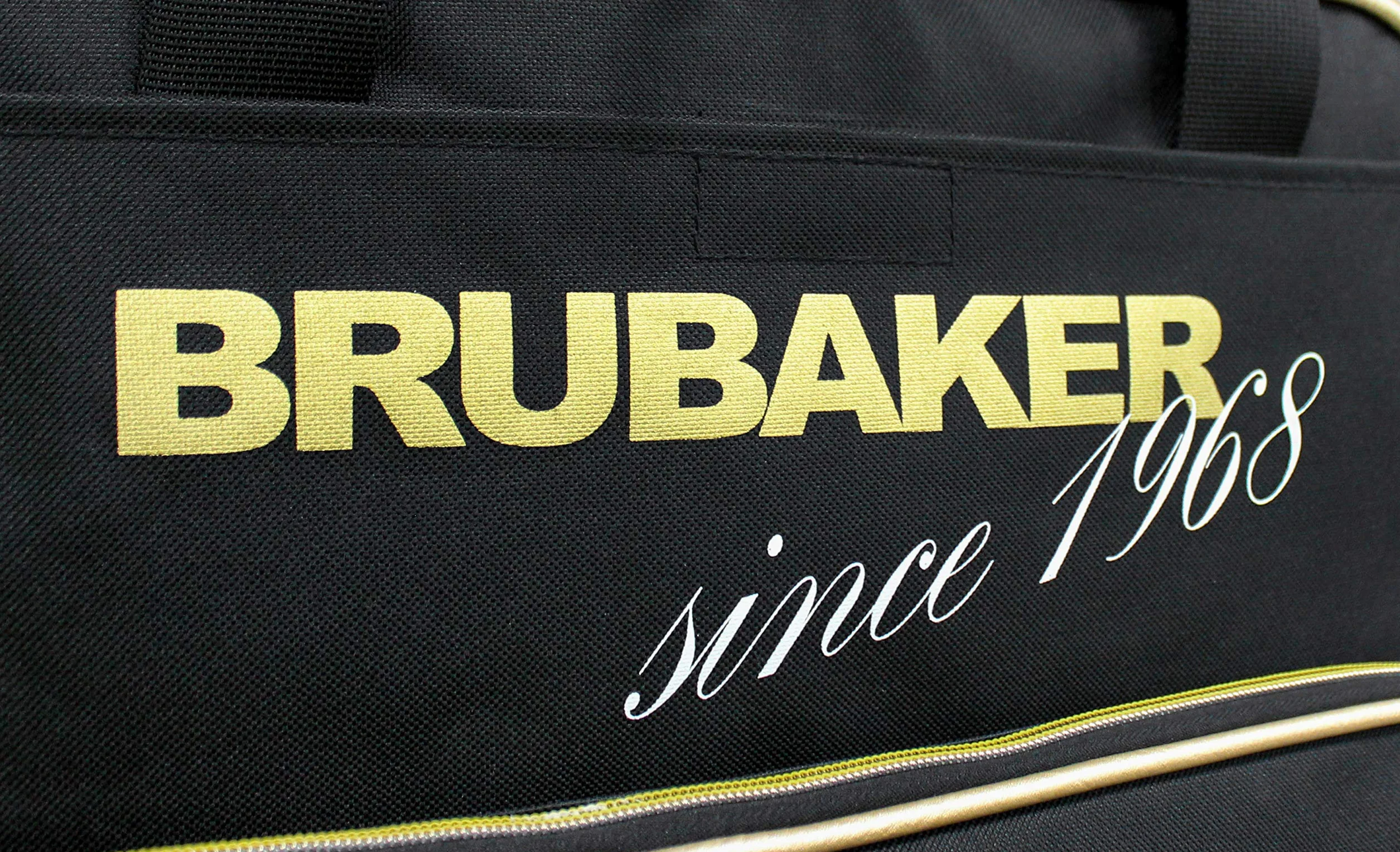 BRUBAKER Set de Ski Grenoble Sac à Chaussures de Ski Housse à Skis 170 cm 190 cm Noir Doré