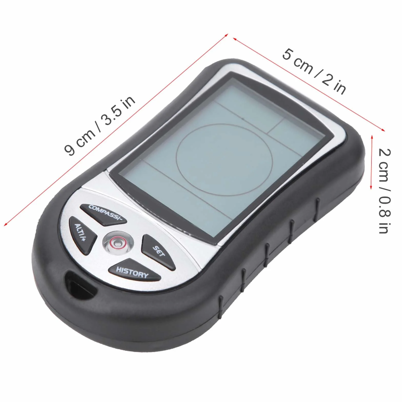 Altimètre Numérique 8 en 1, Baromètre Multifonction, Boussole Numérique, Thermomètre de Randonnée pour Escalade Plein Air