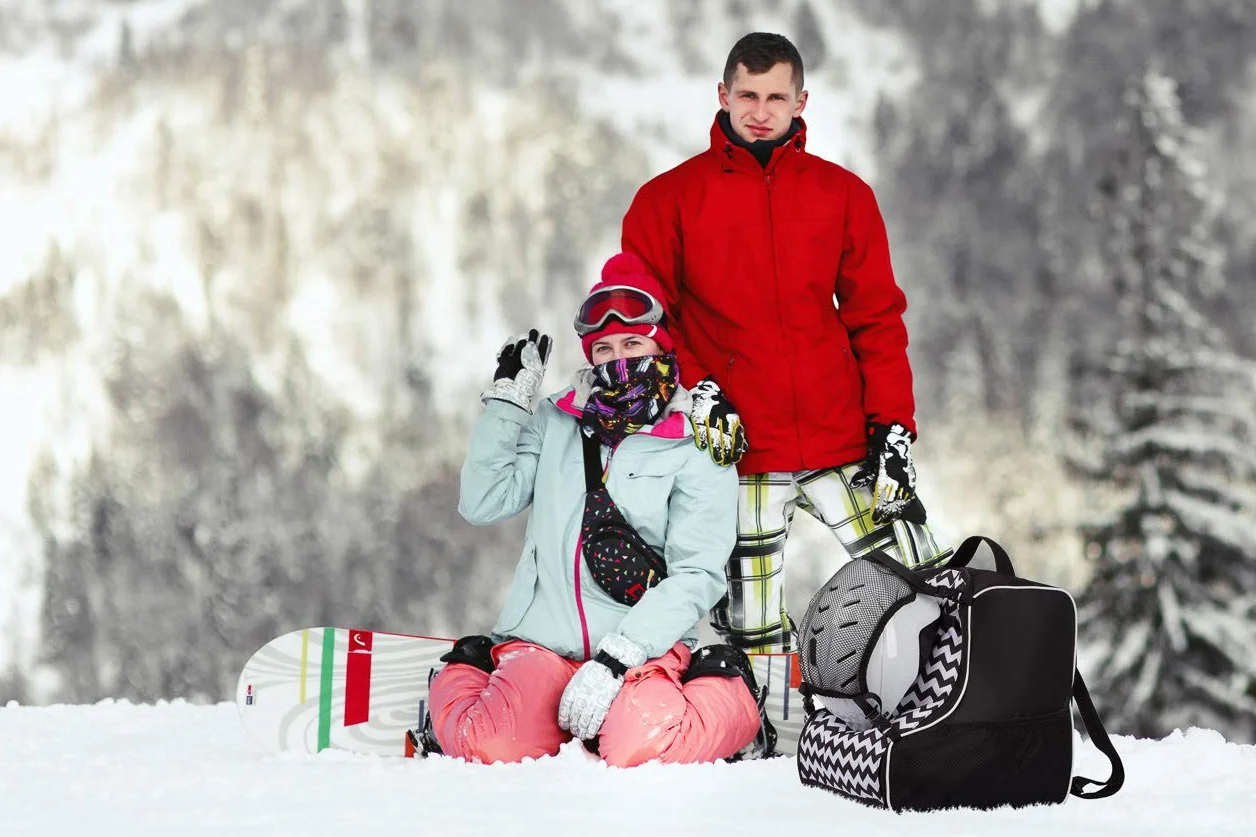 Sac de Transport Ski Ferocity Ensemble Compartiment Bâtons Casque Poche Filet Amovible