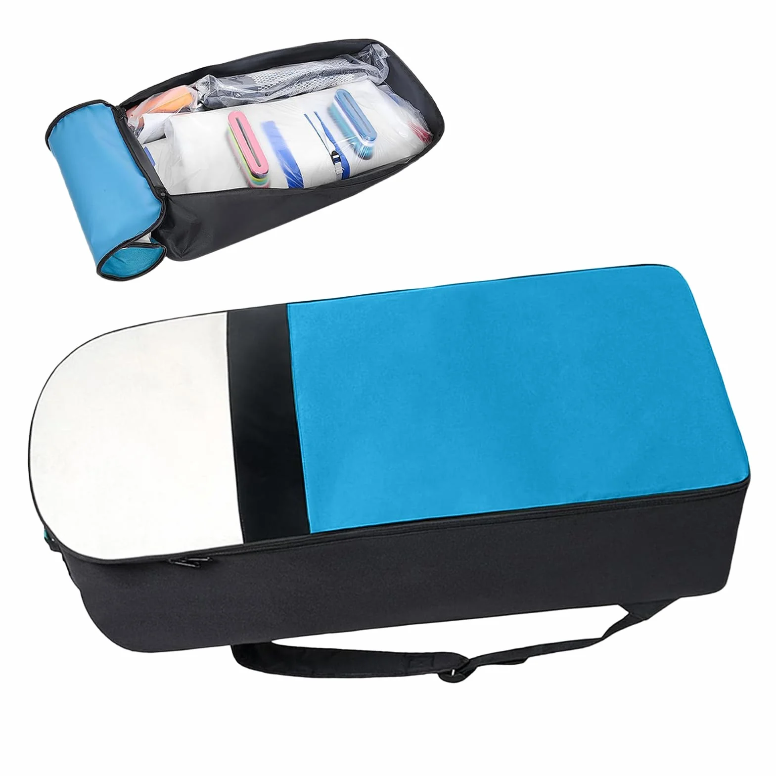 Sac de transport pour planche à pagaie 90x40x24 cm sangle réglable étui de protection grande capacité