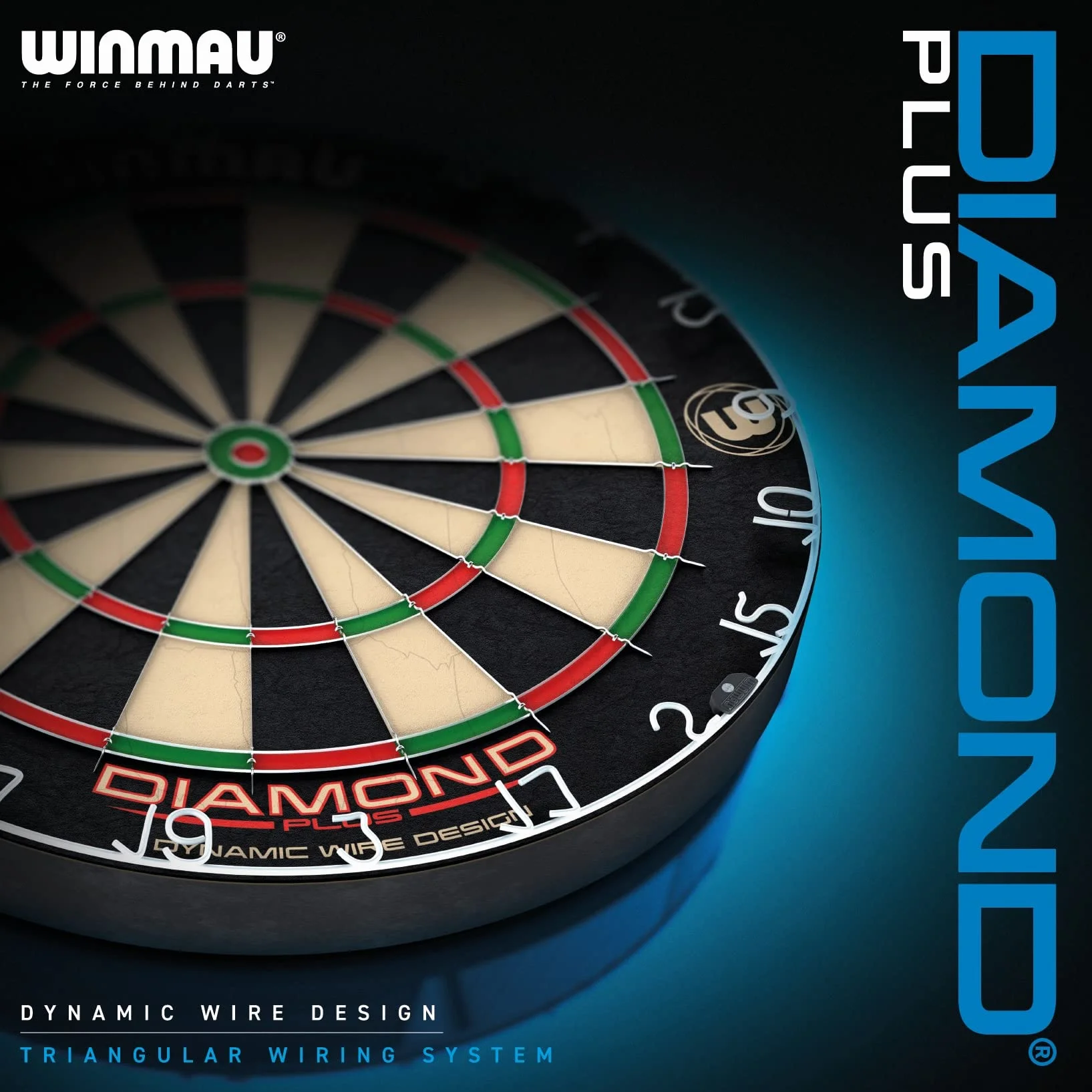 Winmau Diamond Plus Cible de fléchettes Professionnelle