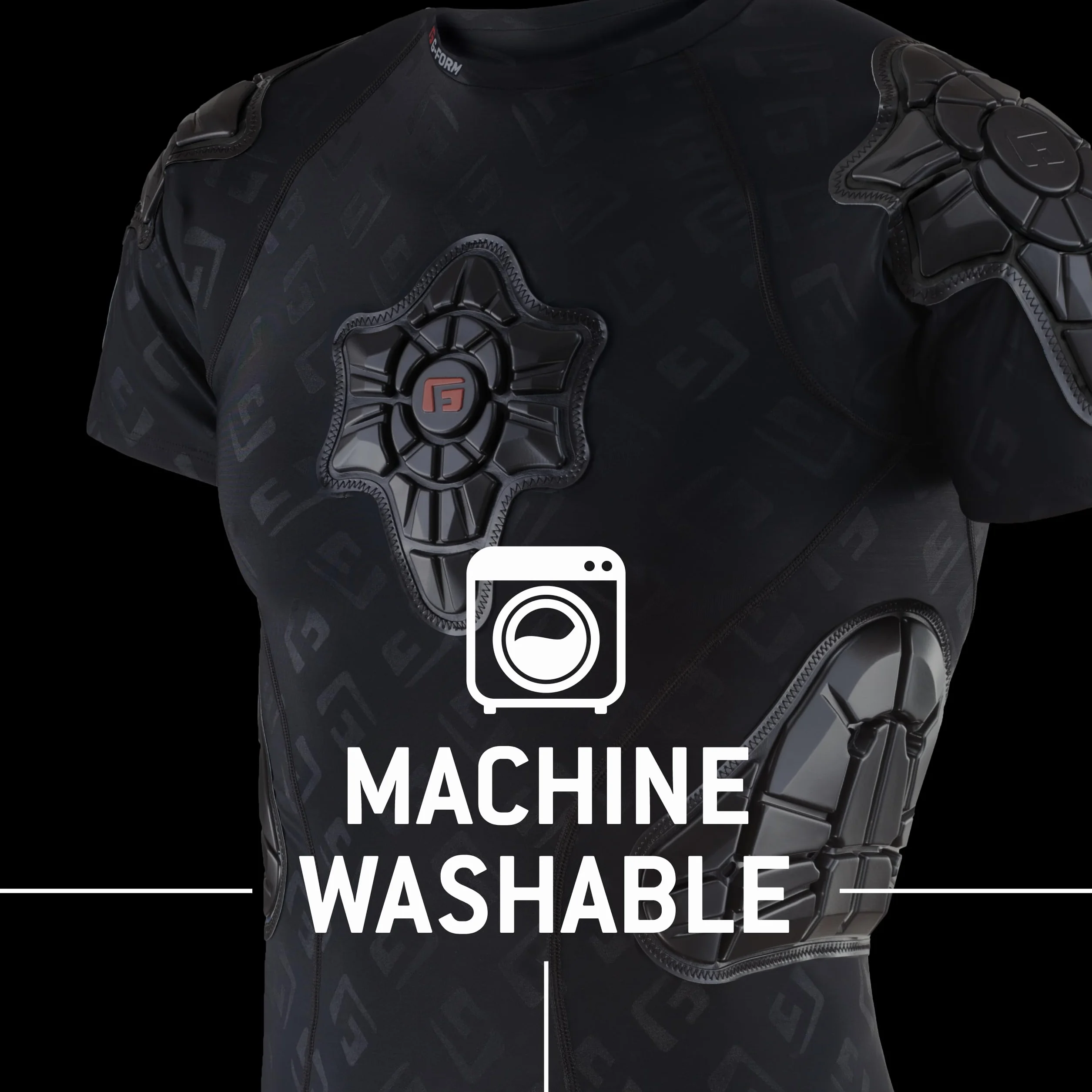 G-Form Pro-X Shirt Men Black Protection Haut du Corps