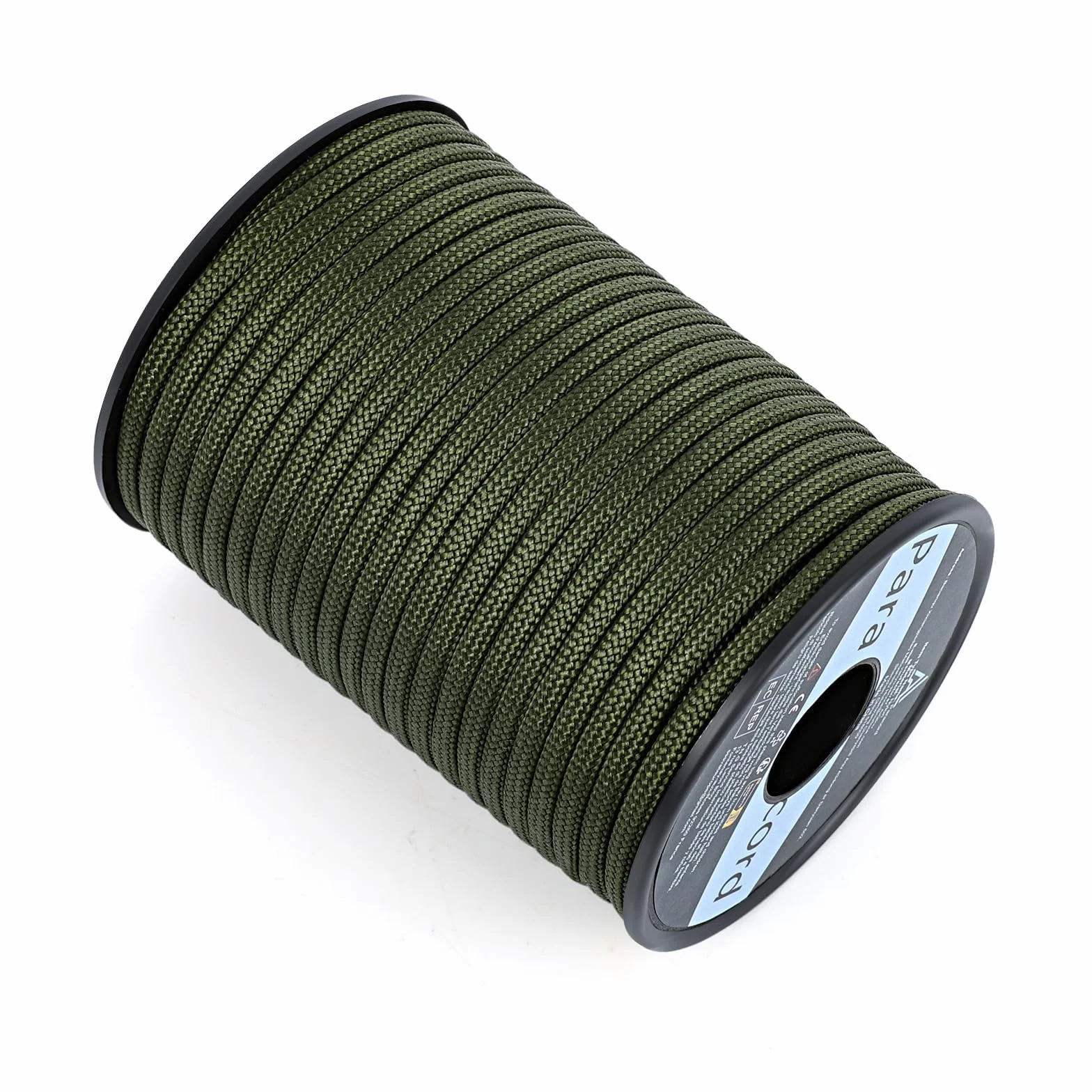 AiQInu Paracorde 4mm 30m 9 Brins Corde en Nylon Résistance 250kg Multifonction Vert Militaire