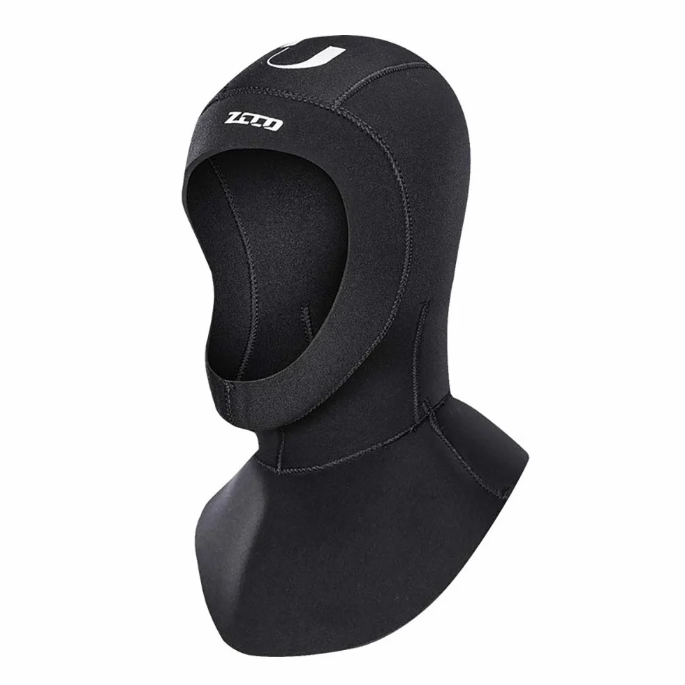 Cagoule de plongée en néoprène 5 mm pour homme et femme - Chaud