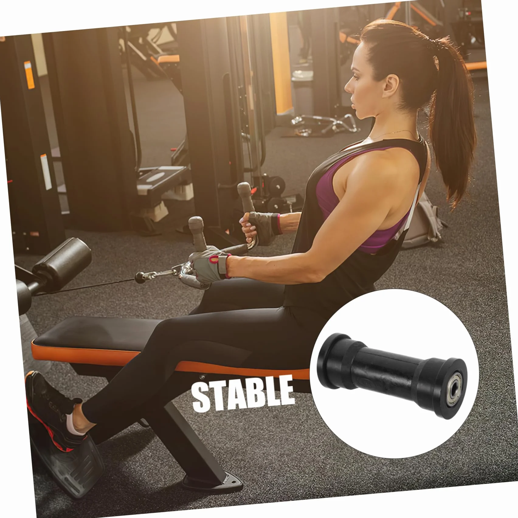 Toddmomy Poulie Robuste pour Rameur Équipement de Fitness Roulements