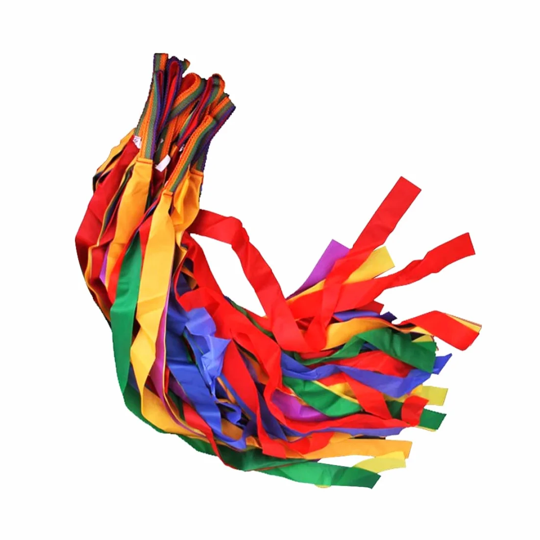 Children Hand Dance Ribbon Rainbow Twirling Gym Tools