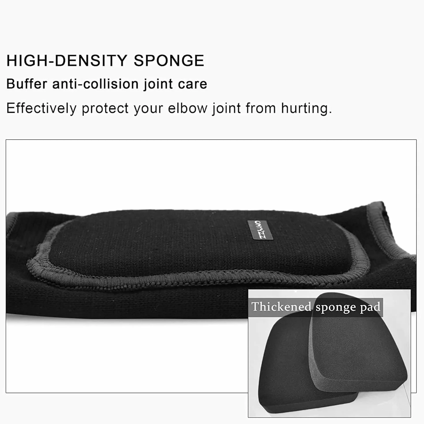 ONTYZZ Coudières Enfant Rembourrage Éponge 1 Paire Épaississant Extensible Respirant Sport Danse Volleyball