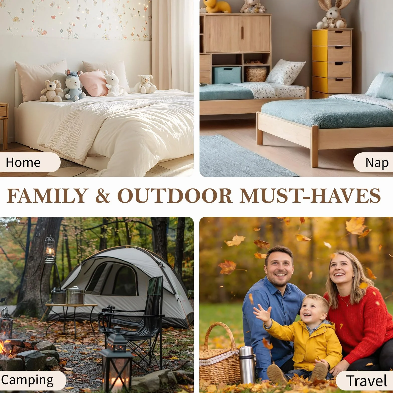 Sacs de Couchage Adultes Enfants Compacts avec Sac de Compression Camping Voyage