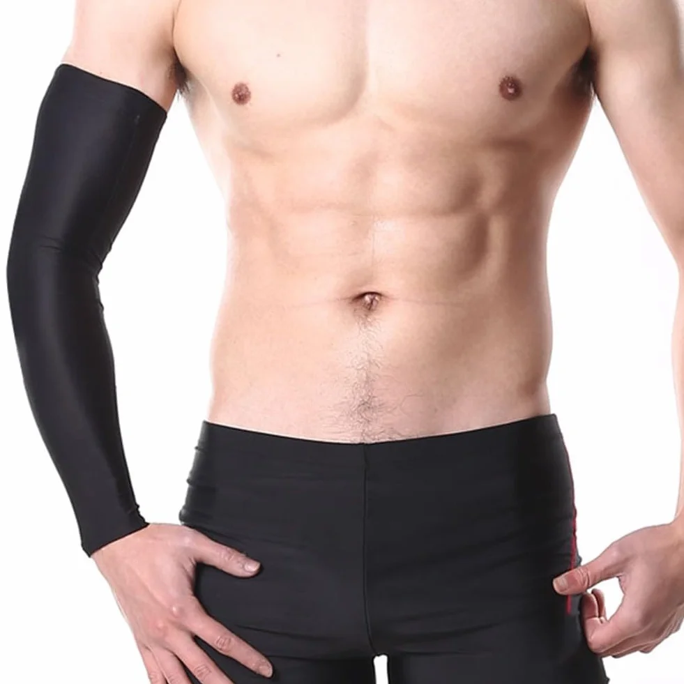 DAZZLEEX Coudières souples gardien de but Protège-bras juniors adultes Manchons compression polyester