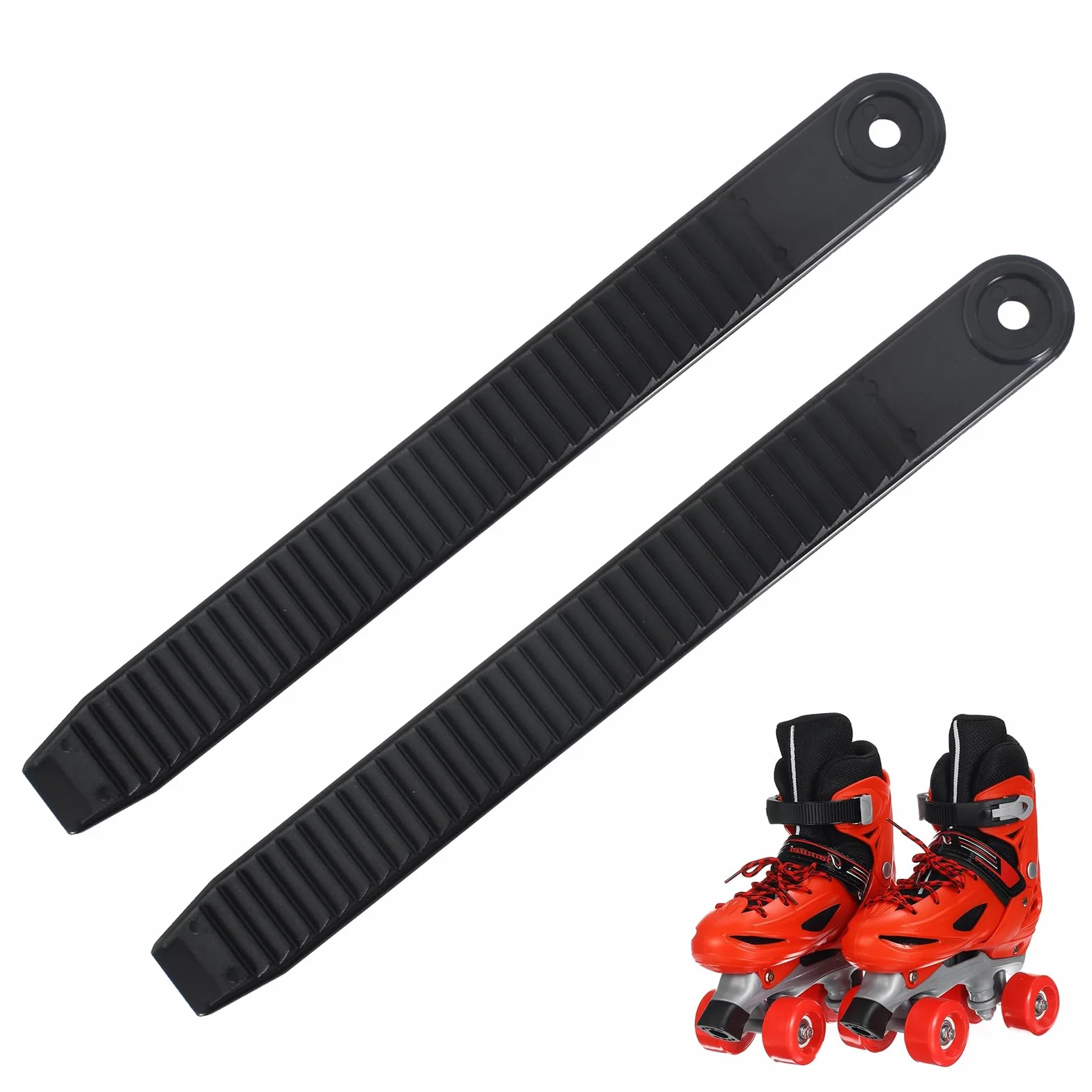 Sangles de Cheville Snowboard 20cm Noires, Fixation d'Échelle de Remplacement