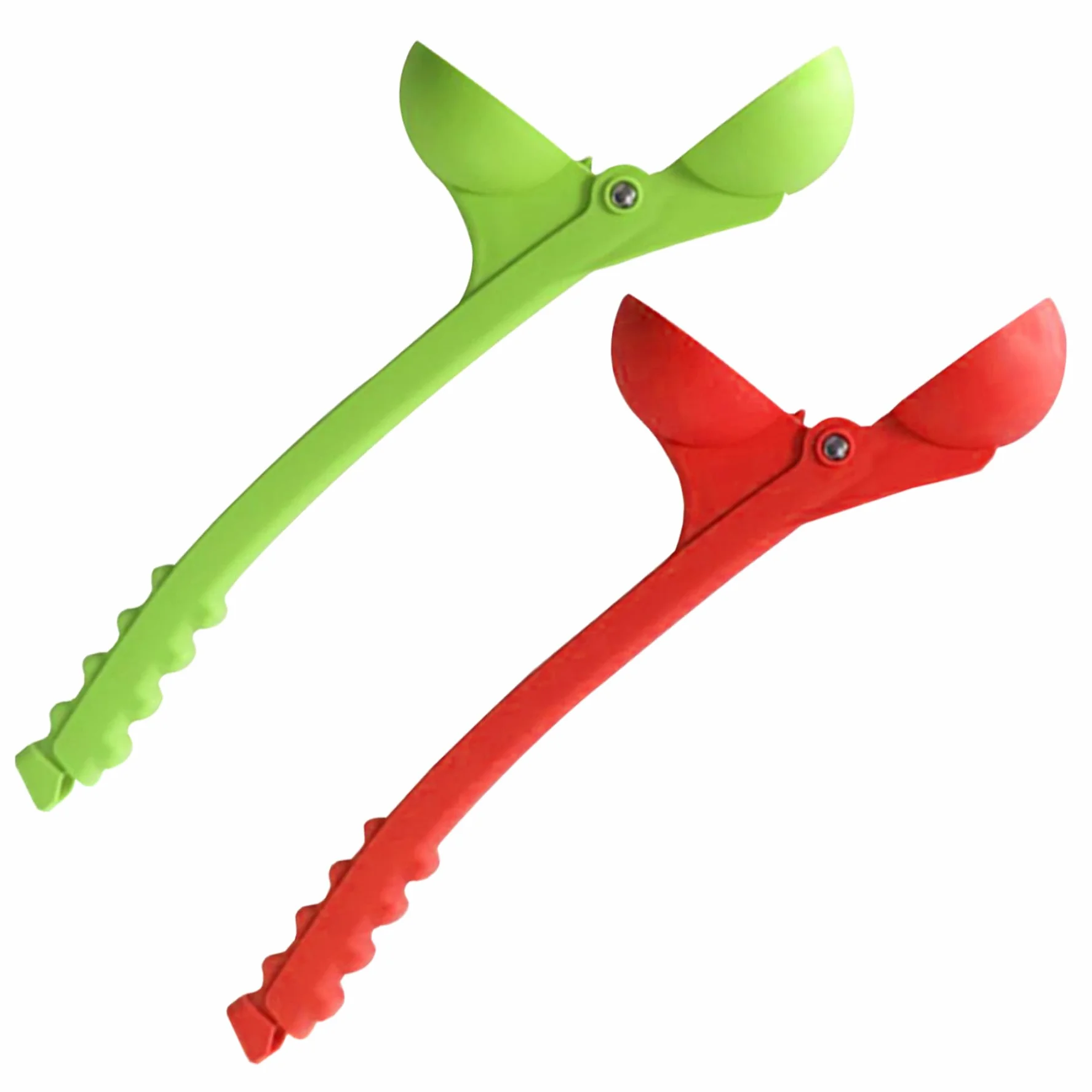Lanceur de boules de neige portable en plastique rouge pour enfants et adultes