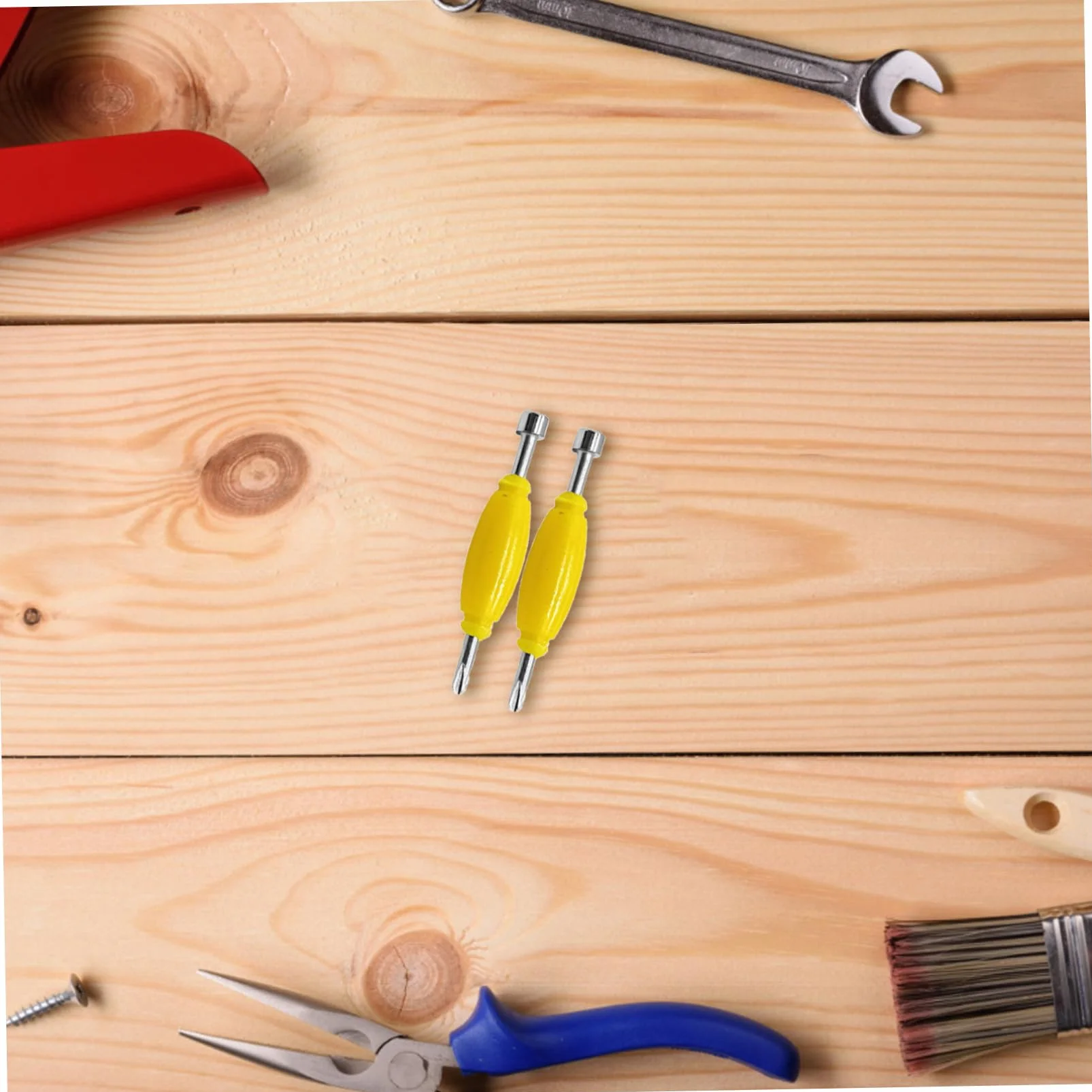 Jeu De 12 Mini Tournevis Double Tête Pour Planche À Doigts Outils De Réparation Portable