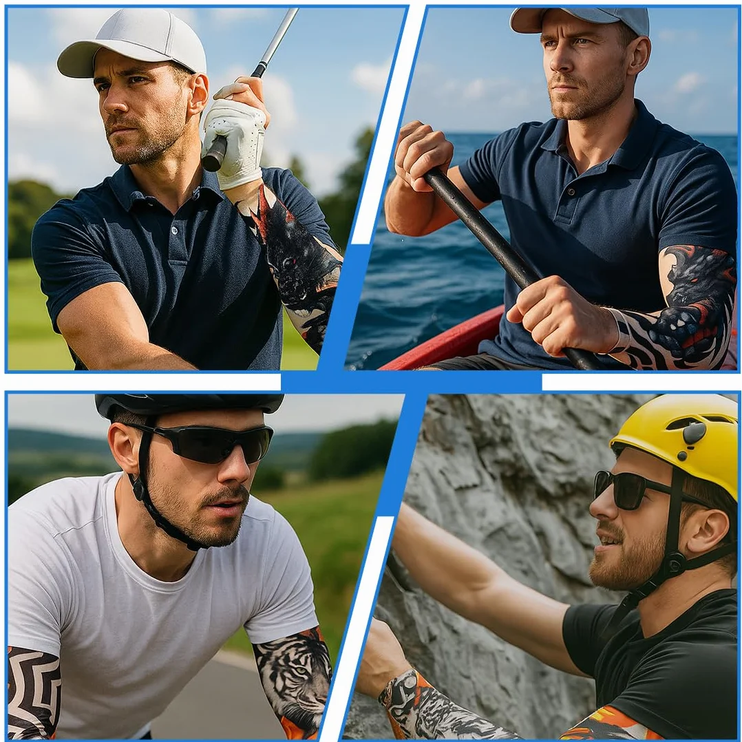 Black Myth: Goku Gaming Arm Protectors 6-Piece UV Sun Protection