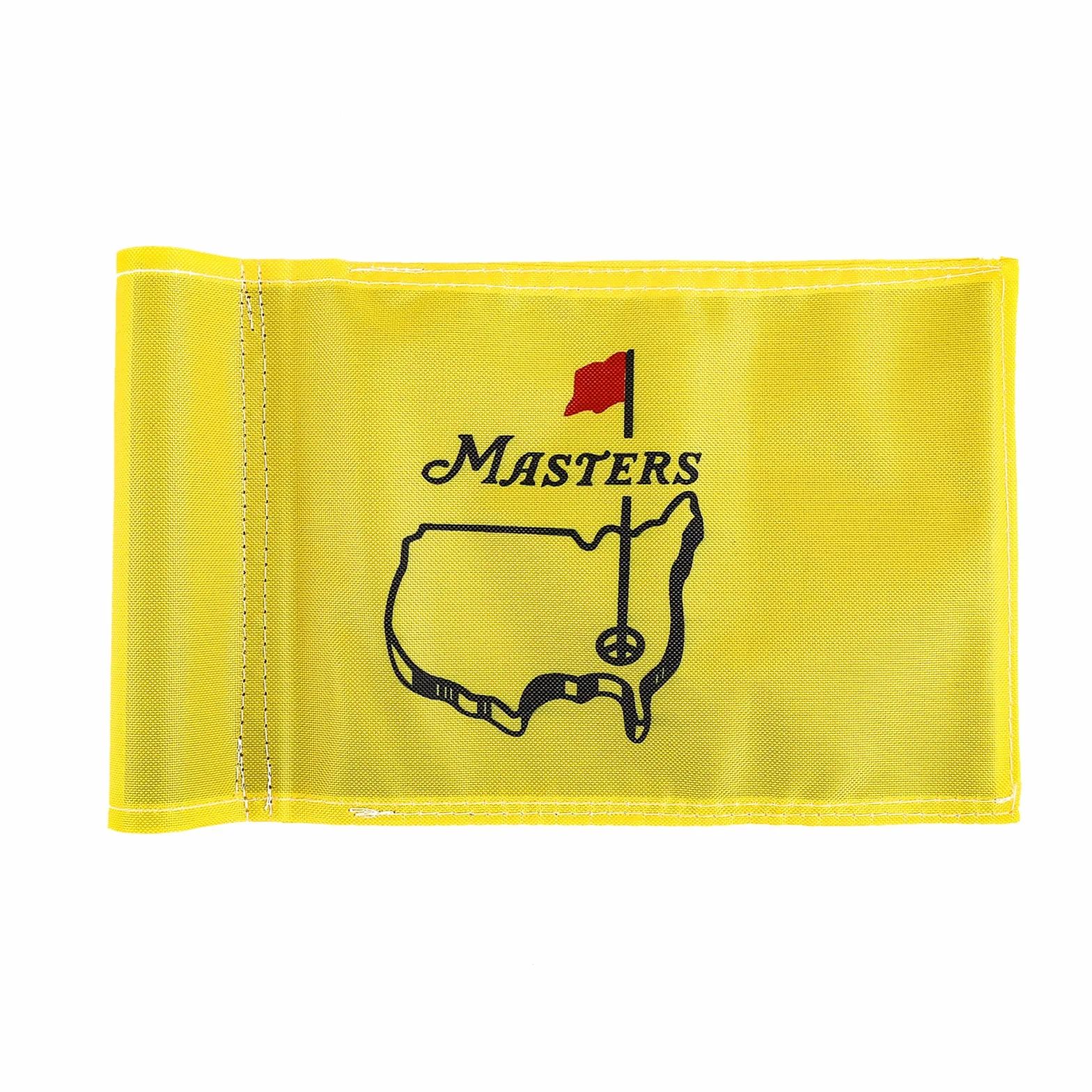 Drapeau de golf national Augusta double face PGA tube régulier nylon 420D vert