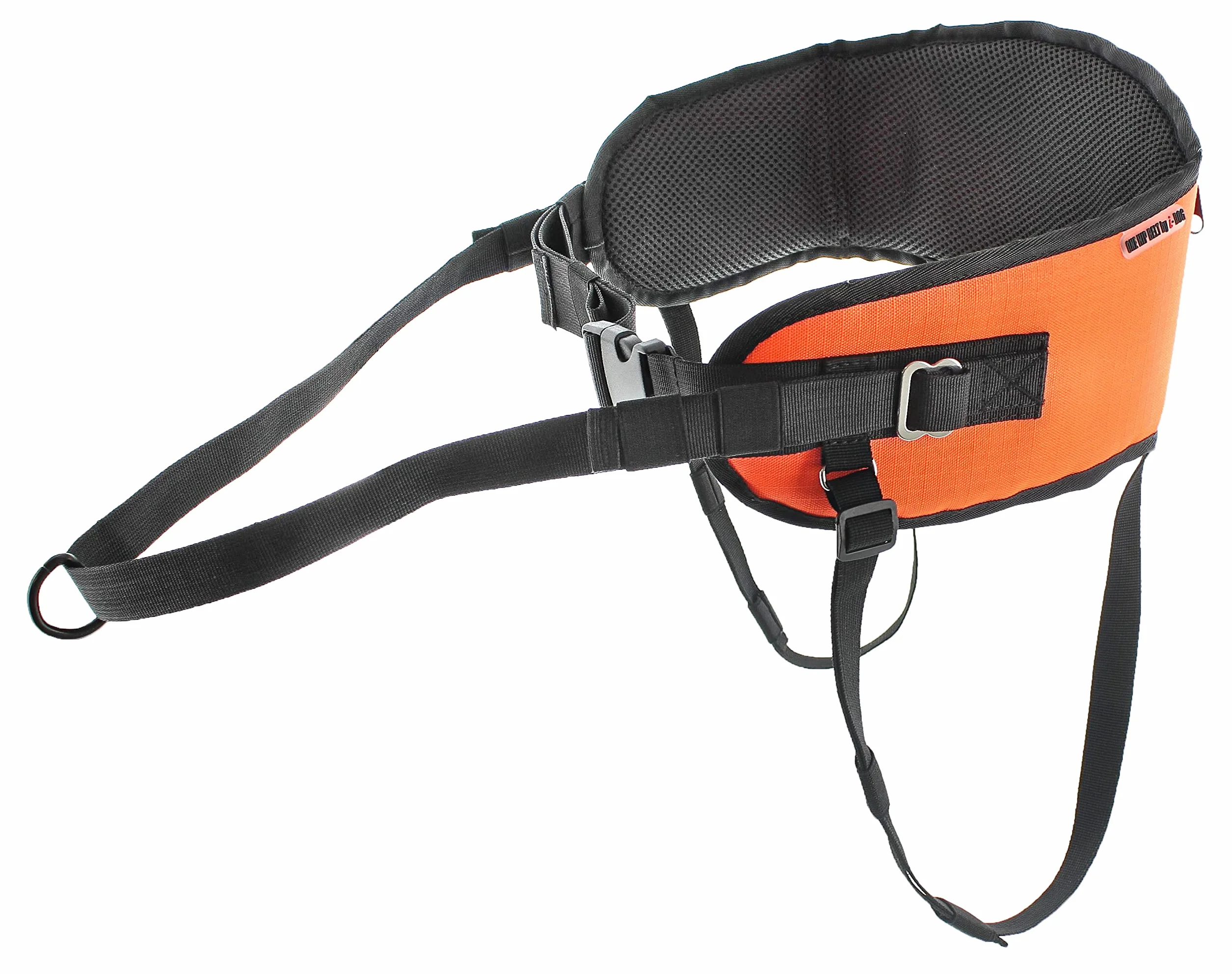 Baudrier Ceinture I-dog Cani Cross Rando Jogging Trail Marche Orange