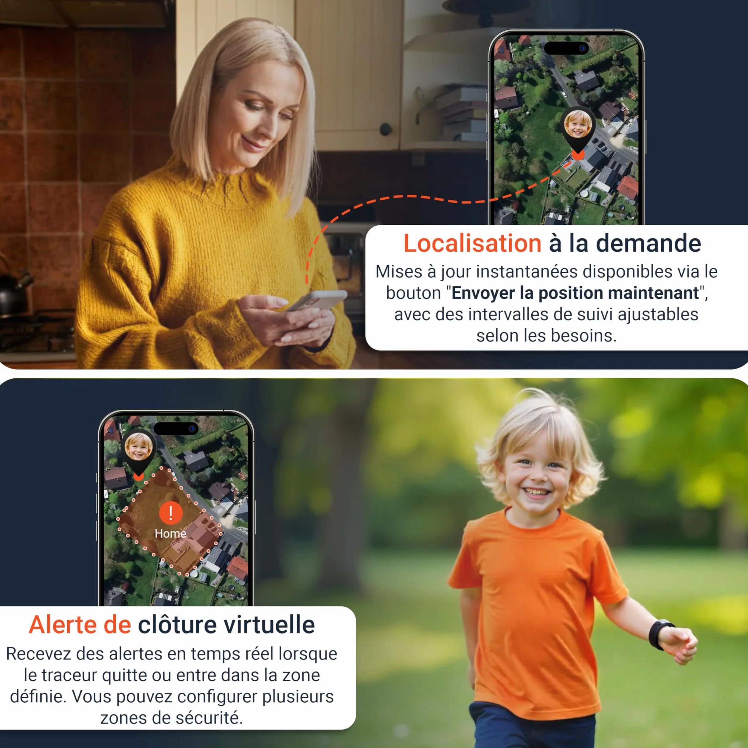 PAJ Smartwatch Finder 4G Montre GPS Enfants Seniors Appel Localisation Temps Réel SOS Caméra Étanche