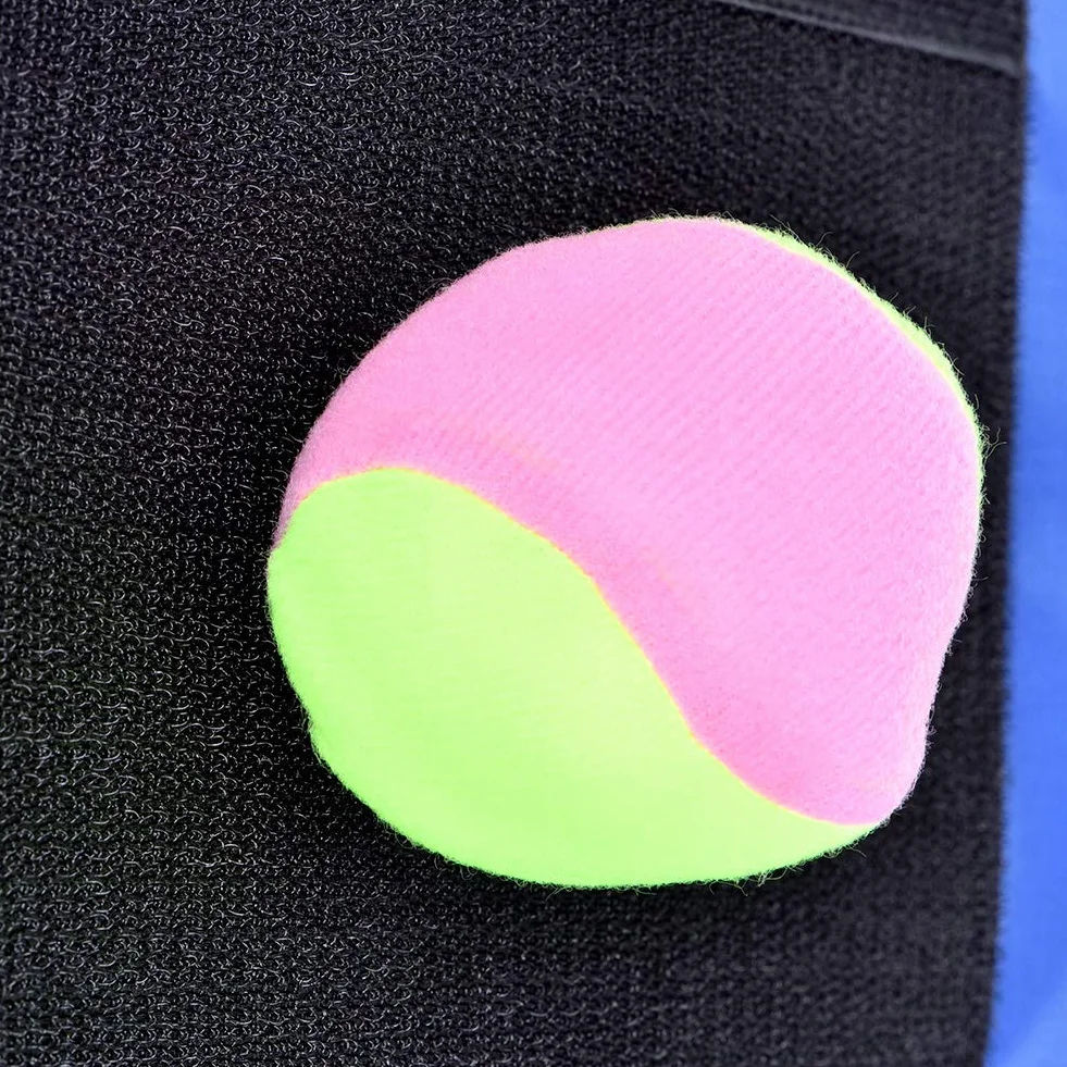 Queta Dodgeball Tag Gilets 2 Gilets Cible Collants 10 Boules de Coton Jeu Cible