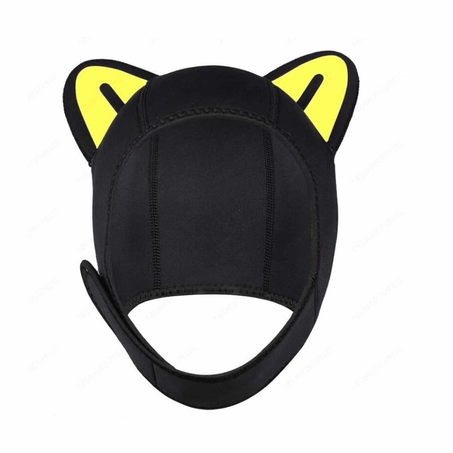 rockible Cagoule de plongée Oreilles de Chat, Bonnet de Natation, Capuche en néoprène pour Kayak