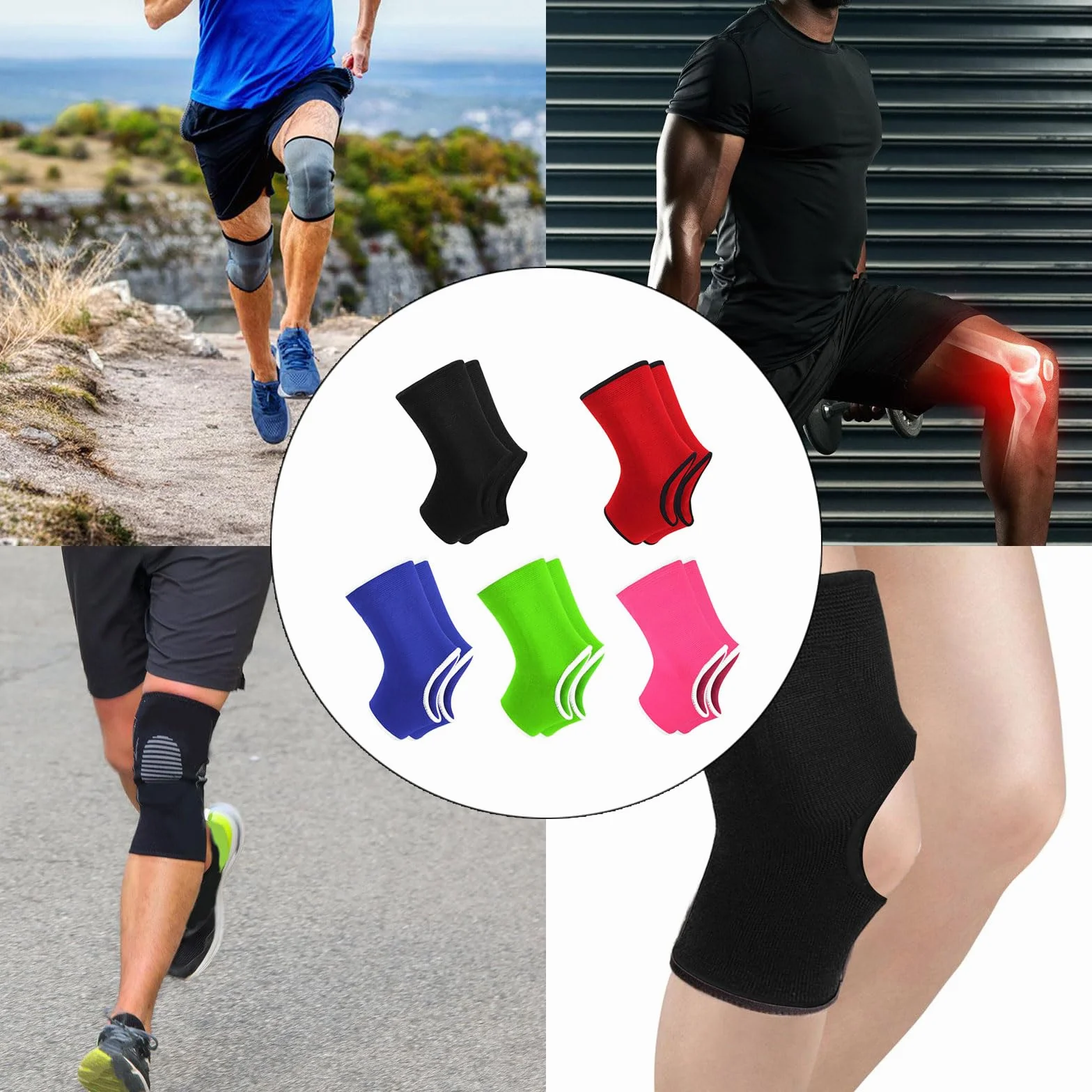 Support de cheville pour boxe Muay Thai, protection élastique respirante