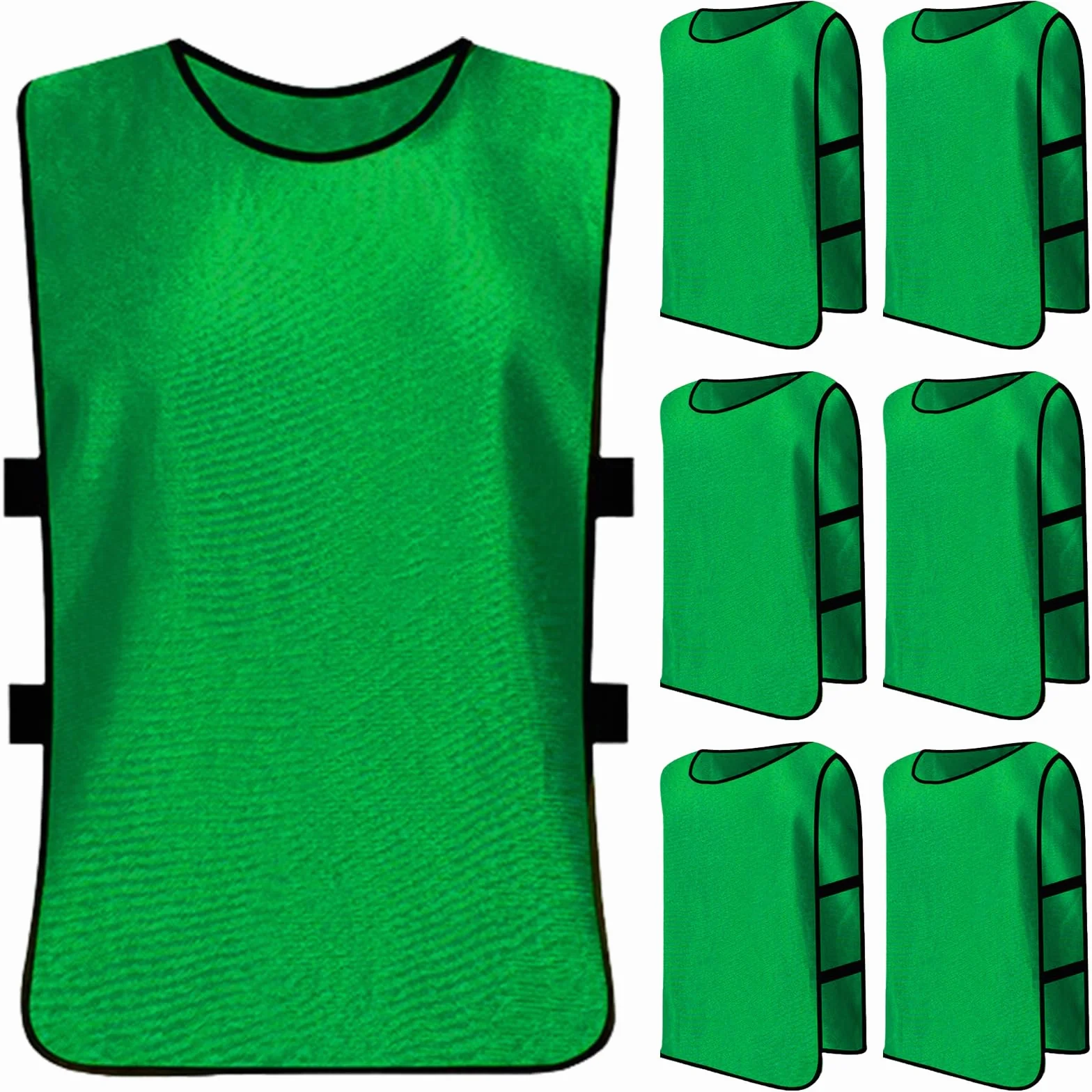 Chasuble Football Adulte Set, Fußball Leibchen, Gilet Sport Entraînement, Training Gilets Basket, Size XL
