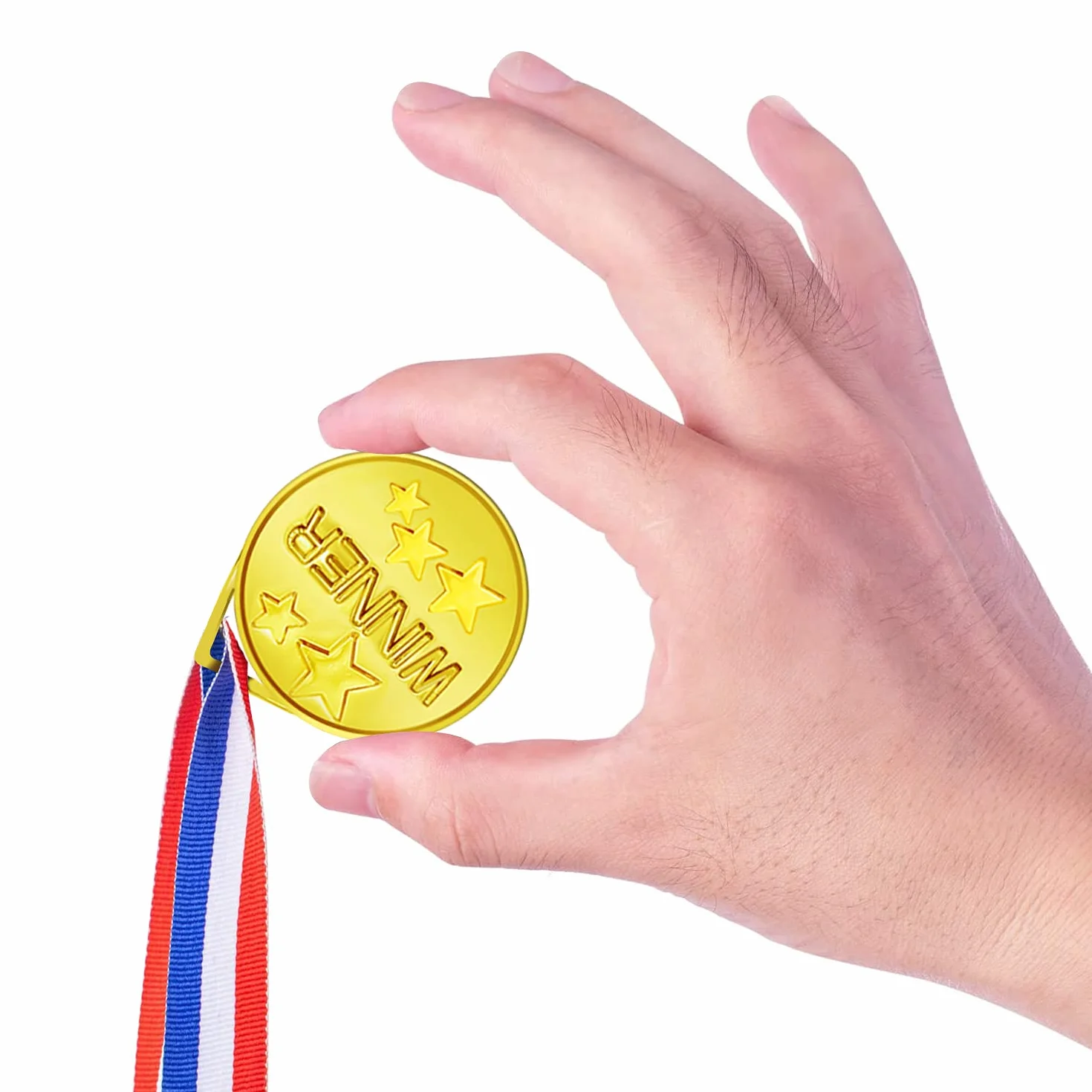 Médaille Enfant OWill 12 Pièces Médaille d'Or pour Concours Sportifs et Scolaires
