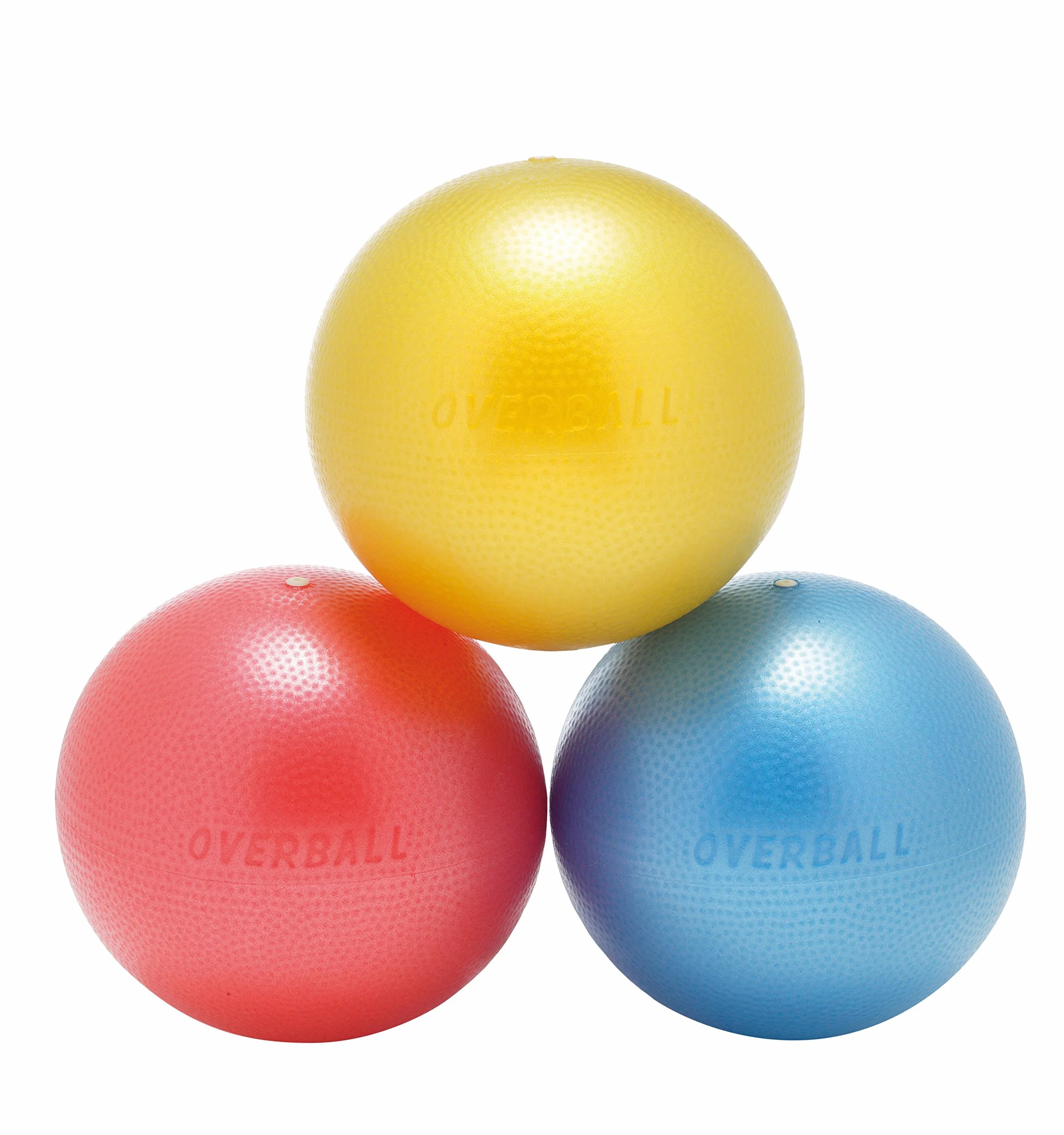 GYMNIC Over Ball Softgym Balle Gonflable 23 cm Rouge pour Enfants 3 Ans Motricité Coordination