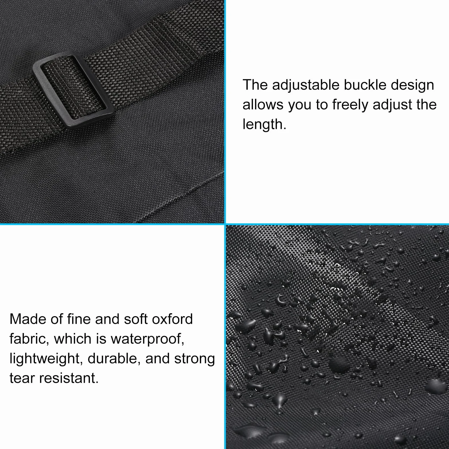 PATIKIL 34.6"x12.5" Skateboard Sac à Dos Imperméable Portable avec Sangle Épaule