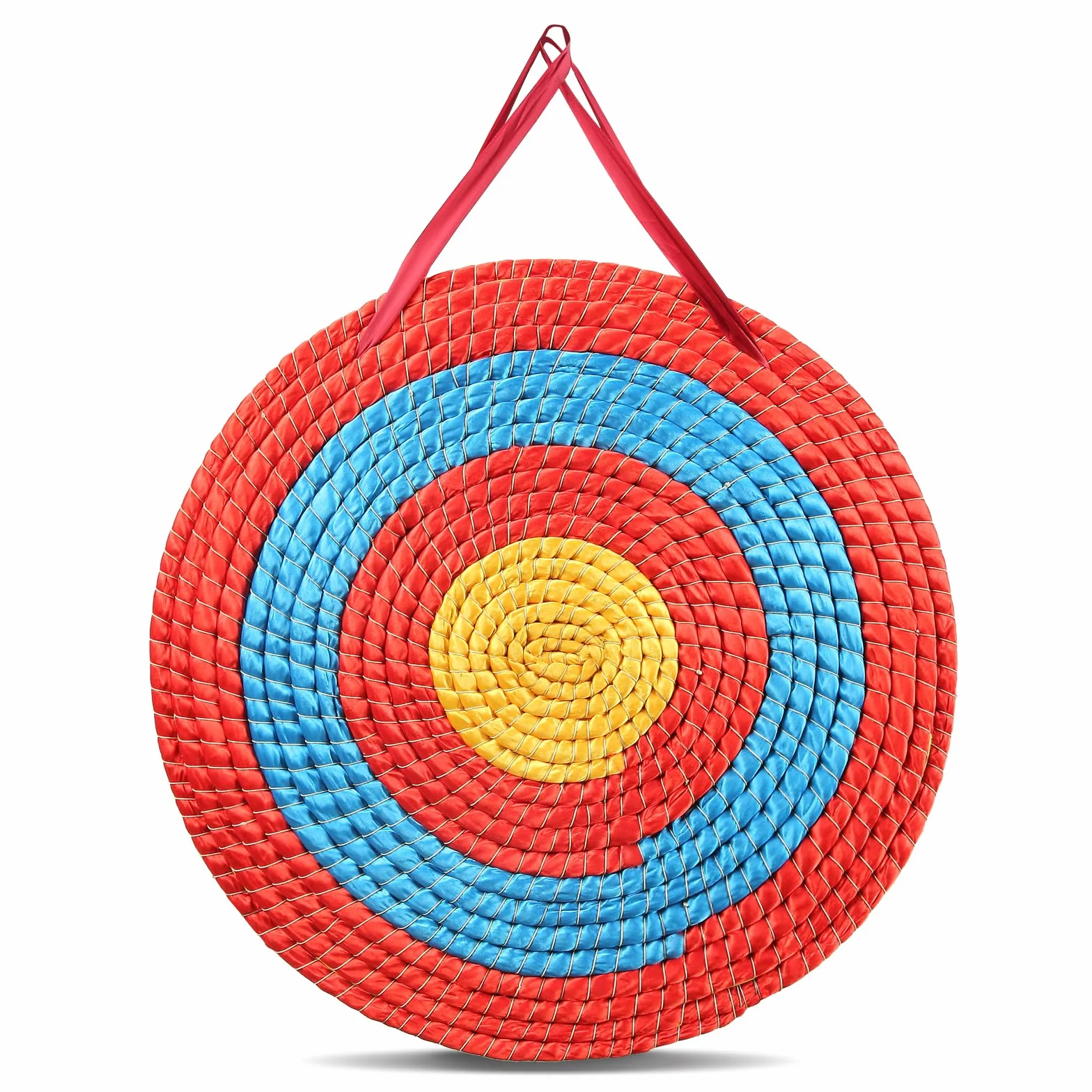 VEVOR Cible de Tir à l'Arc 50,8 cm Paille Traditionnelle Faite à la Main 10,16 cm Épaisseur 5 Couches pour Entraînement Archerie Plein Air