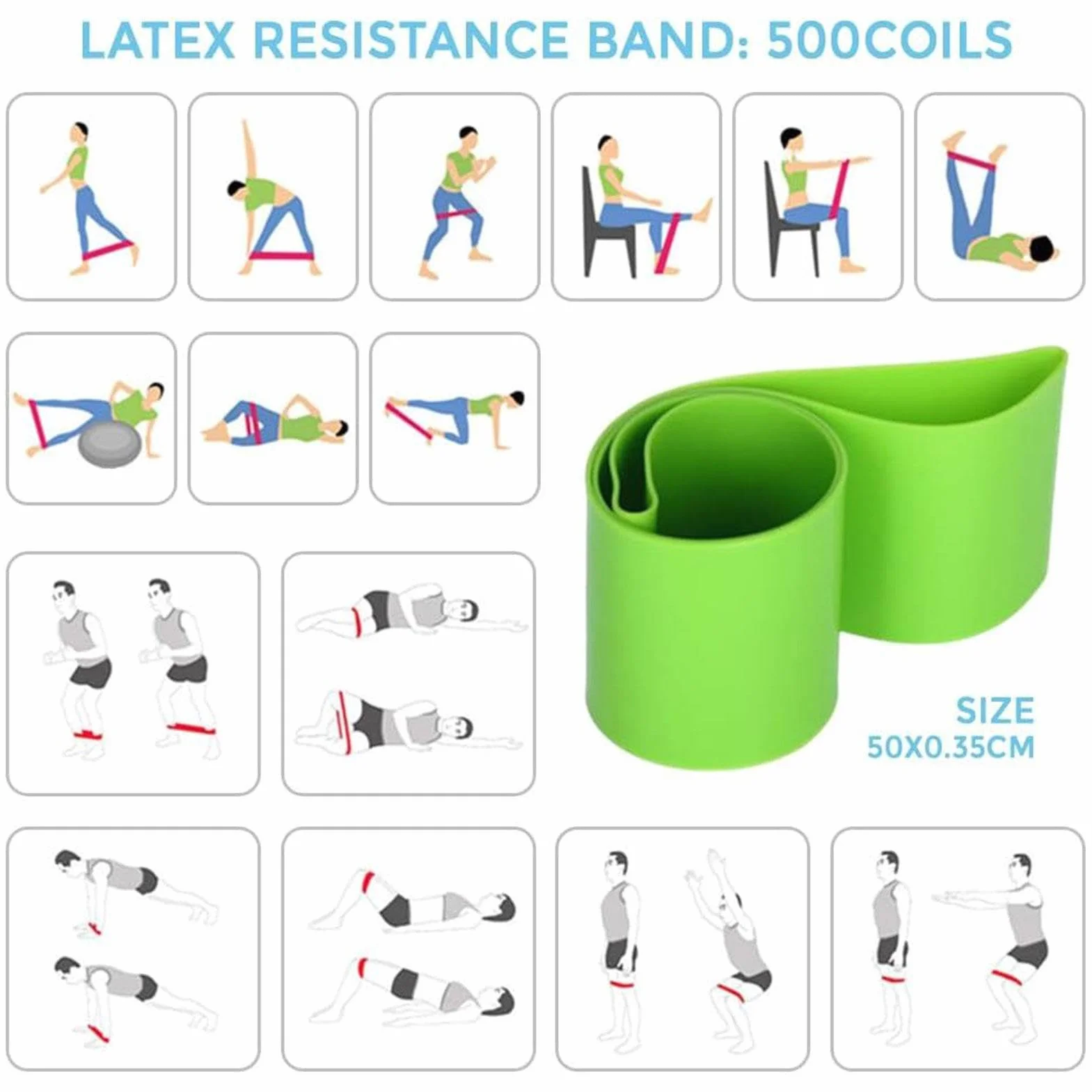 Pilates Anneau Kit avec Ceinture Extensible Accessoires d'Entraînement Multifonctionnel pour Femmes