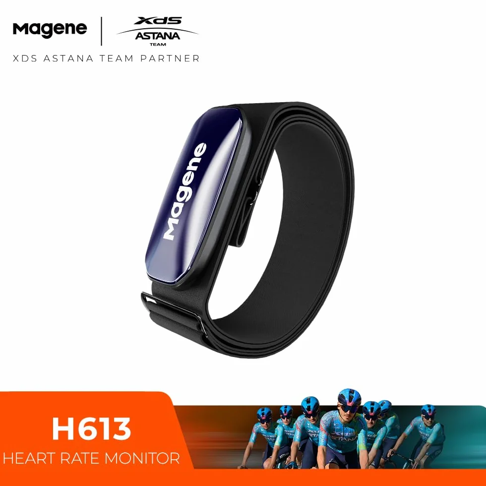 Magene H613 Capteur de Fréquence Cardiaque Bluetooth Ant+ IPX7