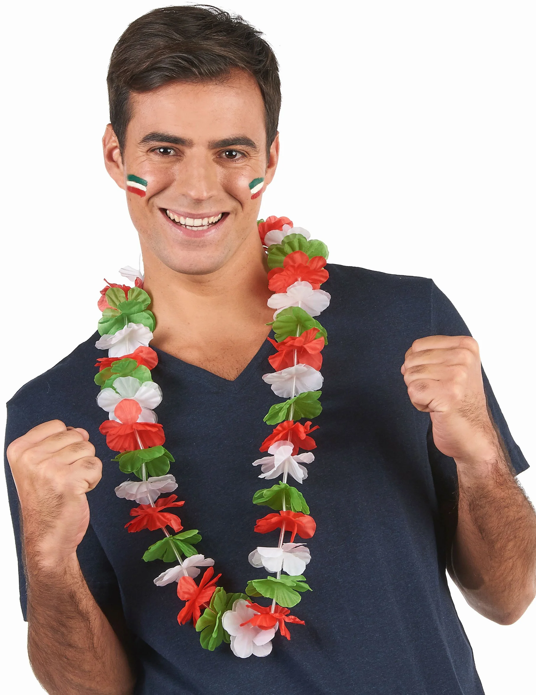 Collier supporter Italie adulte taille unique accessoire déguisement Carnaval