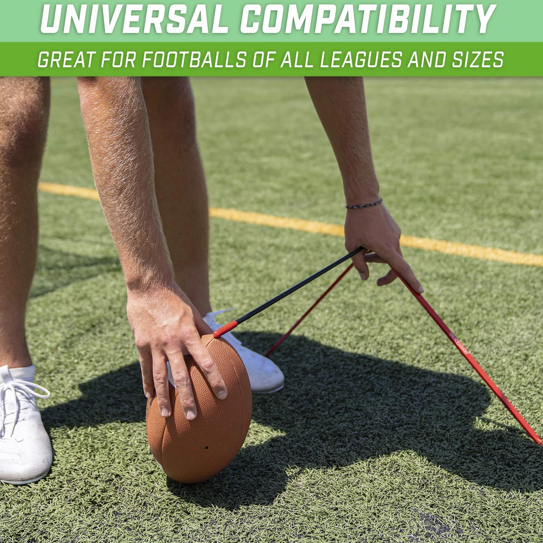 GoSports Support de Frappe en Métal pour But de Football - Portable Compatible Toutes Tailles
