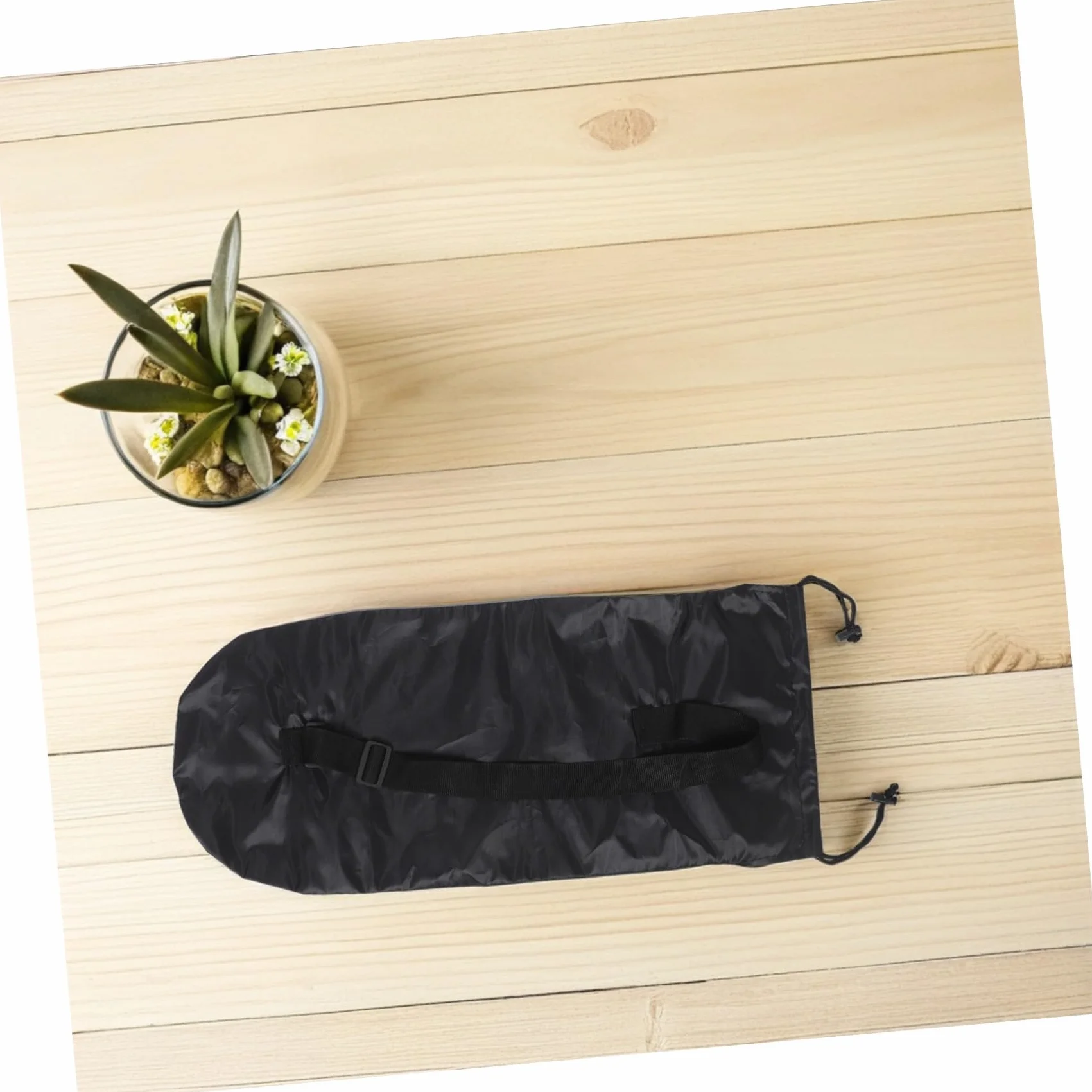 BESTonZON 2 Pièces Housse Étanche Sacoche Transport Longboard Organisateur Équipement Skateboard Hommes Noir
