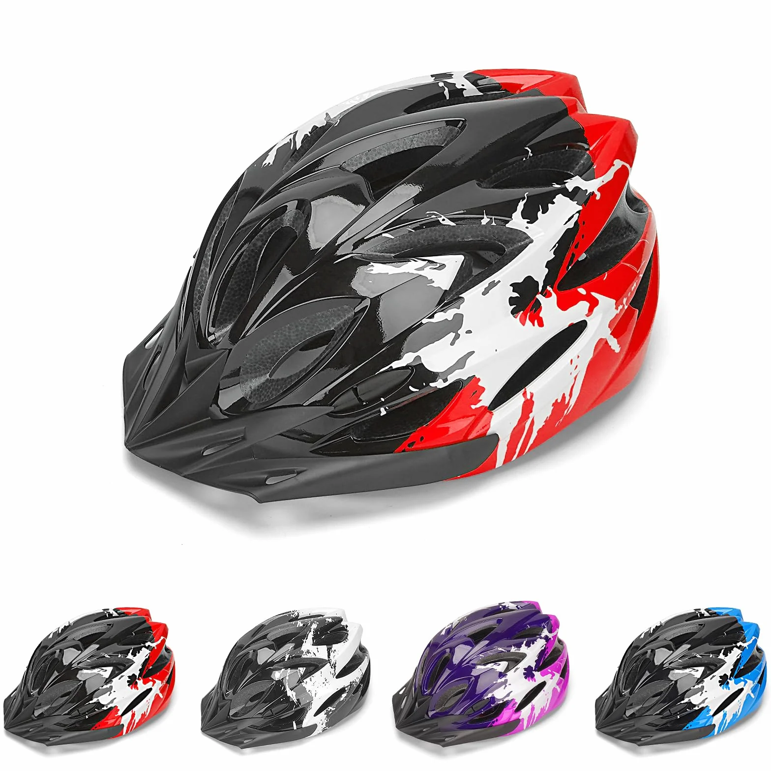 Casque Vélo Enfant Filles Garçons 3-14 Ans Réglable 50-58 cm Cyclisme Roller Skateboard Scooter