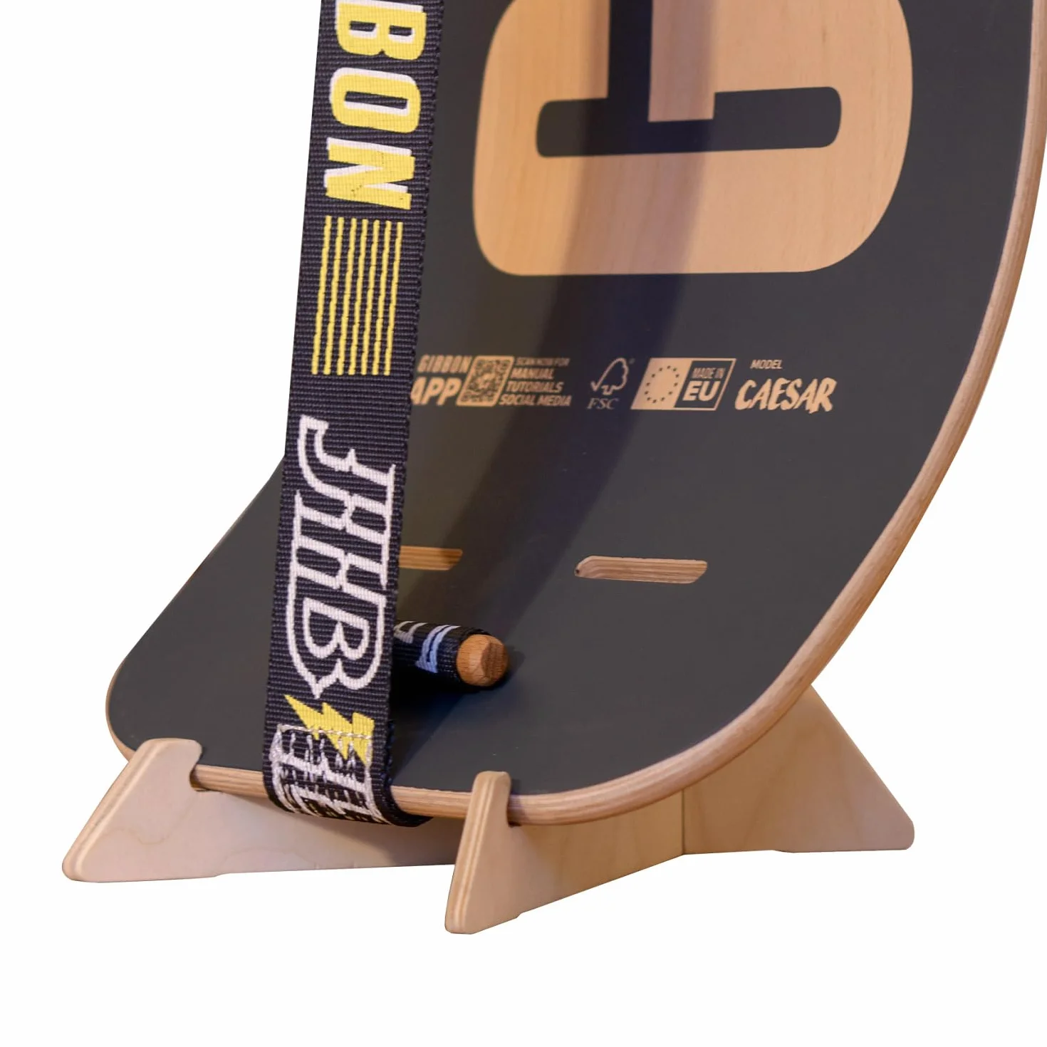 Gibbon Giboard Stand - Support de Rangement Vertical en Bois de Hêtre pour Planche d'Équilibre
