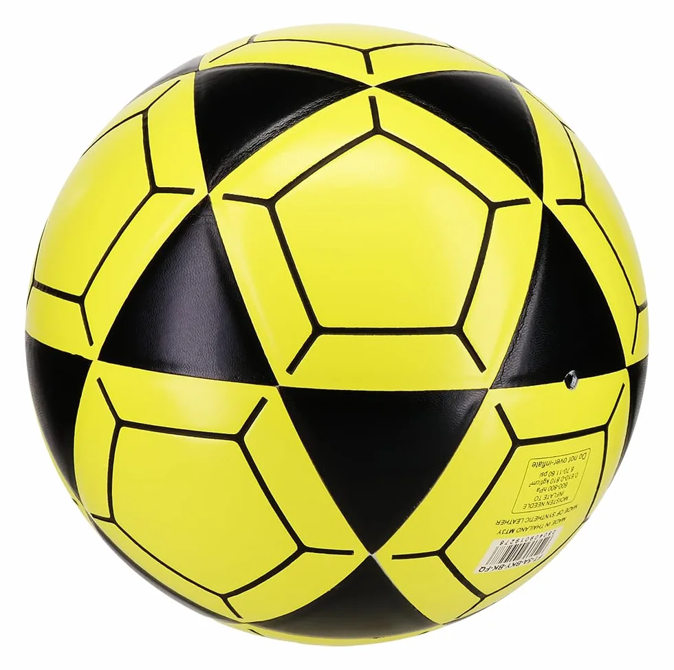 Mikasa FT5 Goal Master Ballon de Football Taille 5 Noir/Jaune