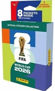 Panini Coupe du Monde FIFA 2026 Stickers Blister 8 Pochettes