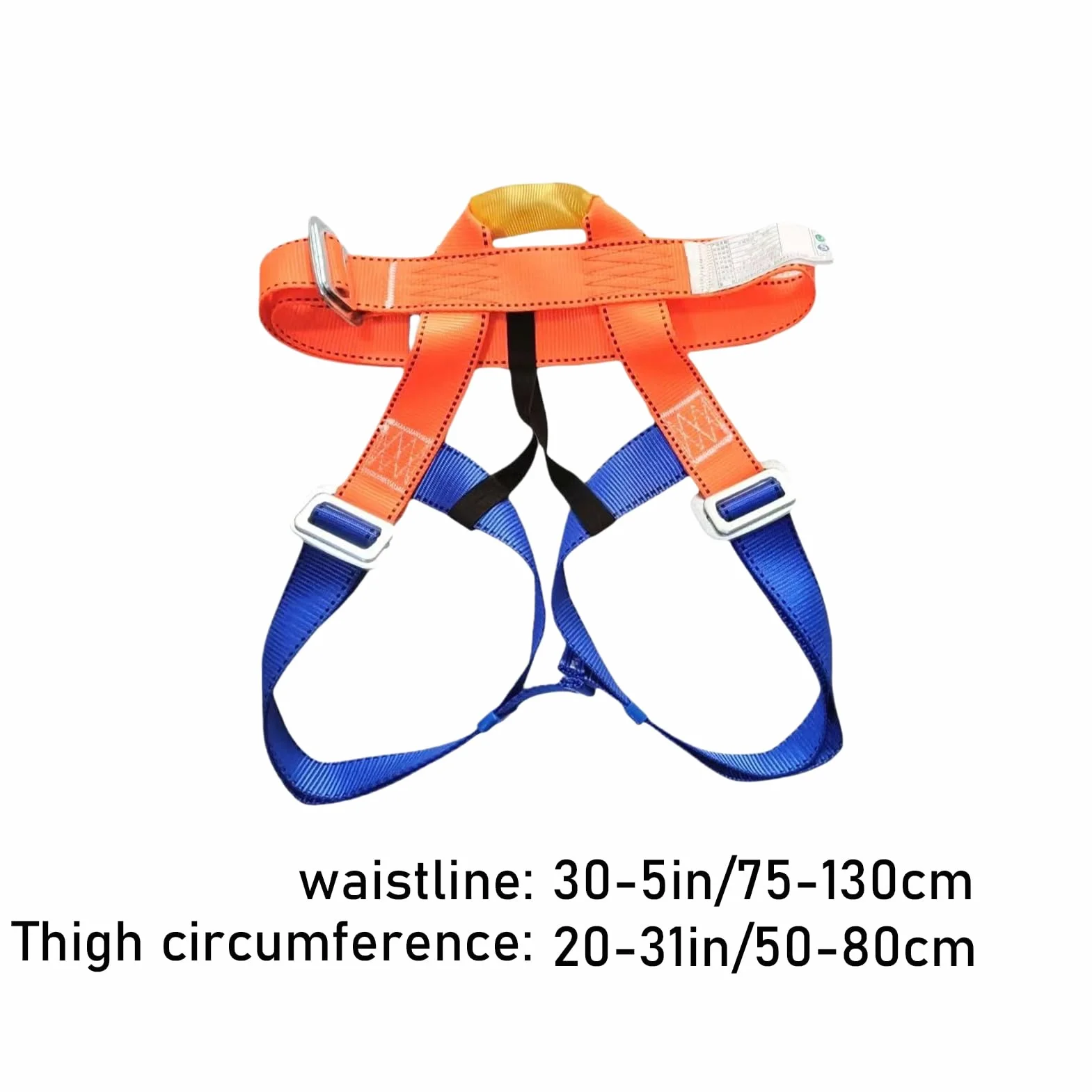 Baudrier d'escalade ABS 9x2.6x2.5cm Ceinture de sécurité demi-corps Équipement de rappel Matériel d'alpinisme